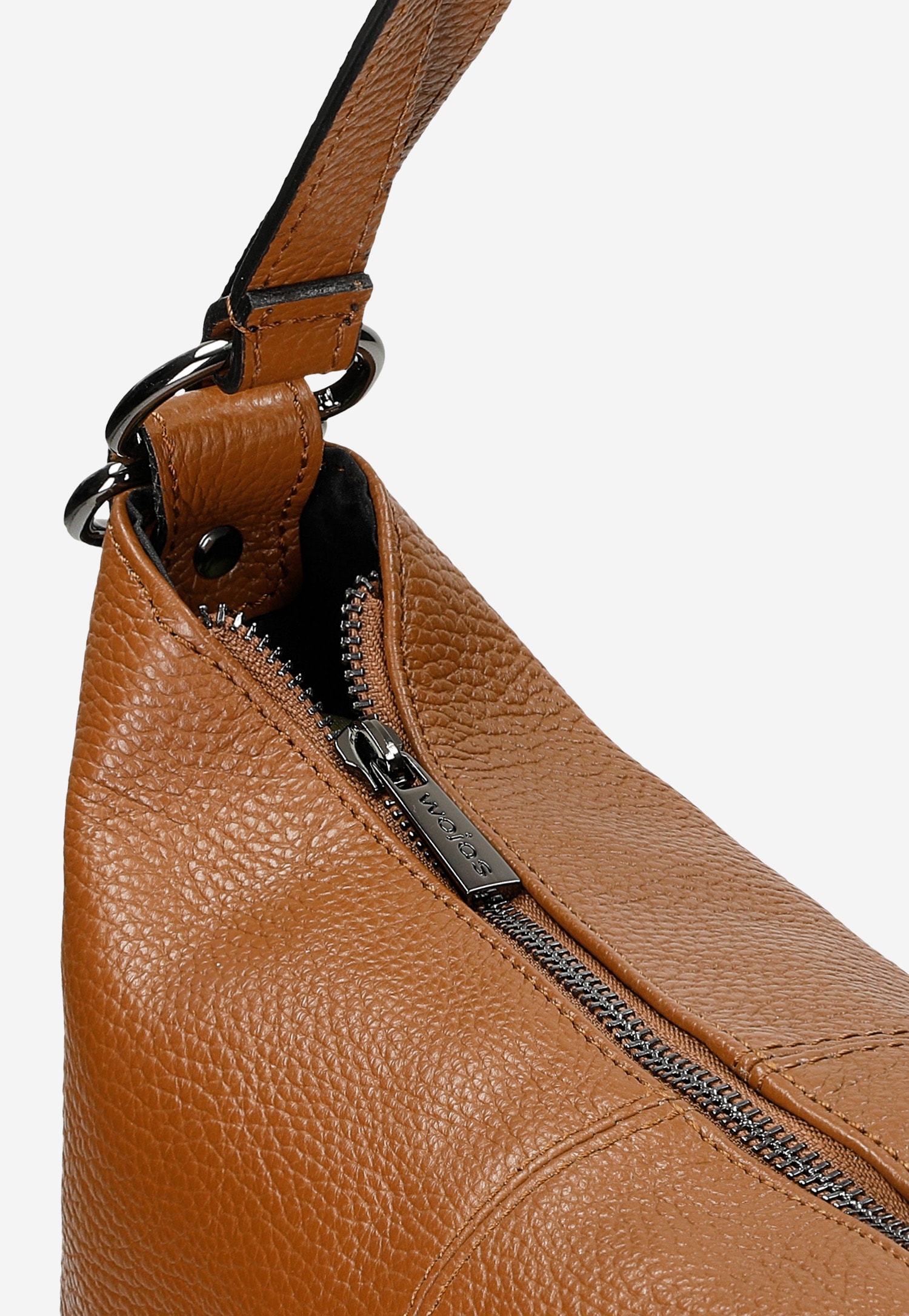 Beżowa skórzana torebka plecak 2w1