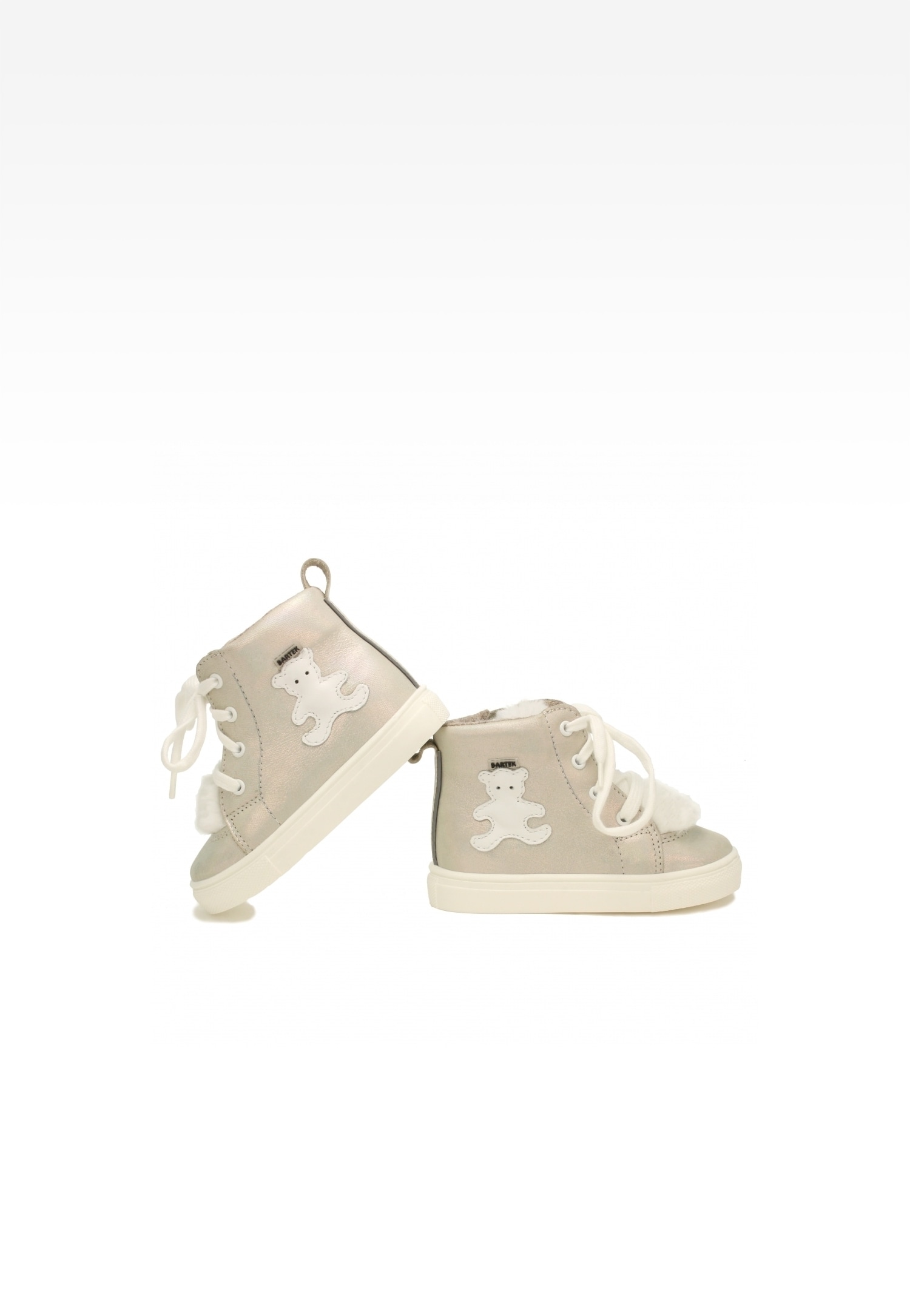 Trzewiki ocieplane BARTEK 11570014, dla dziewcząt, biały