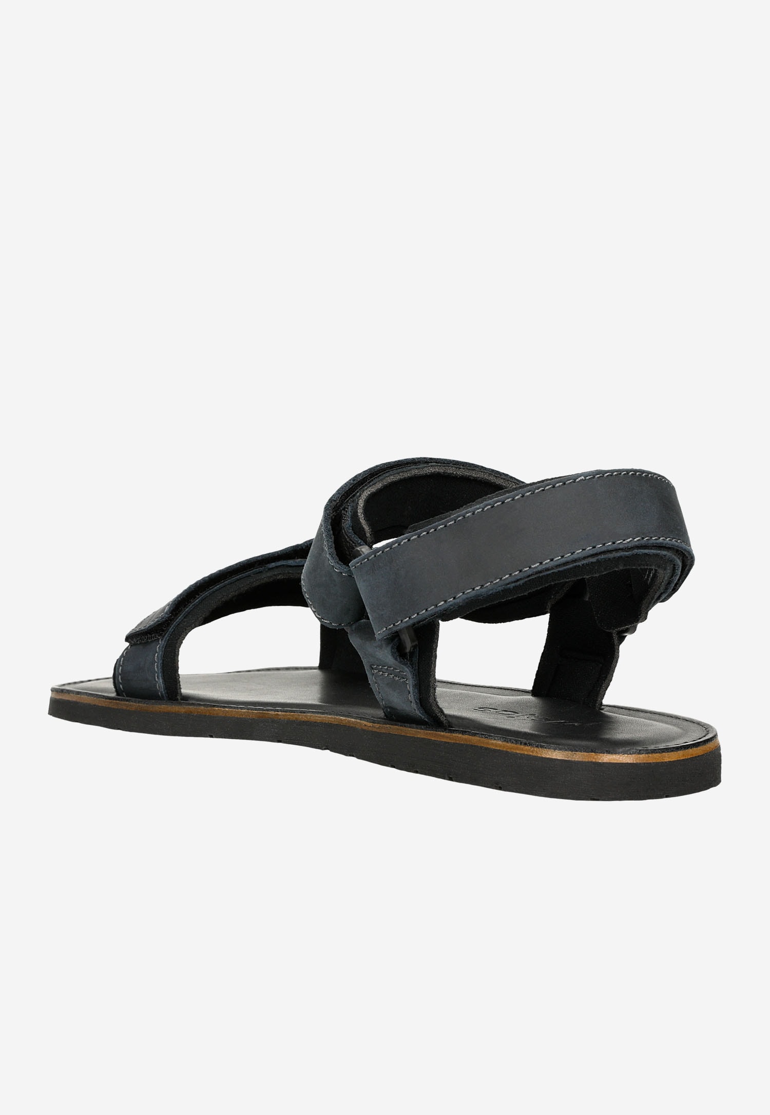 Granatowe sandały męskie z regulowanymi paskami