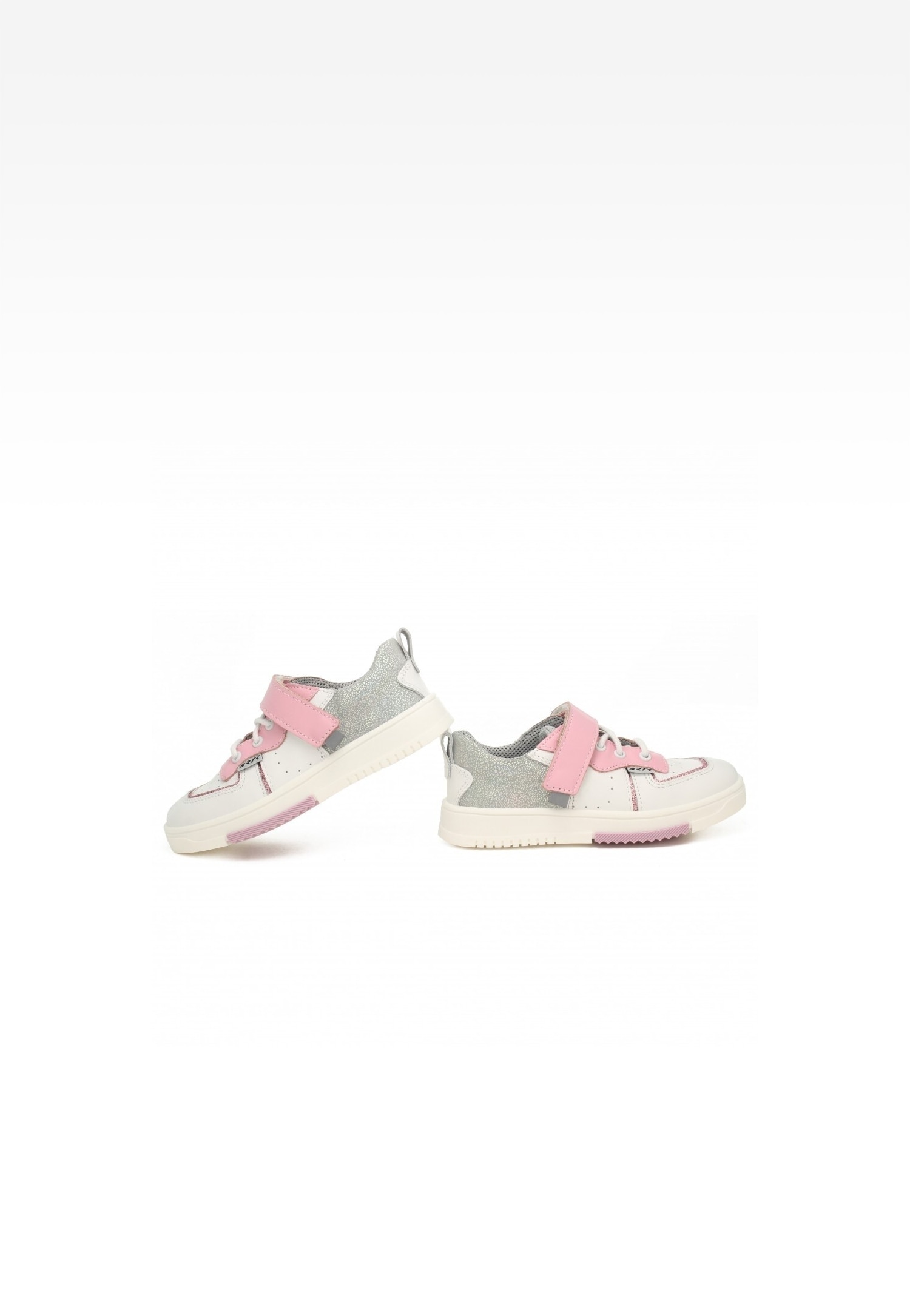 Półbuty BARTEK 15302015, dla chłopców, biało-niebieski