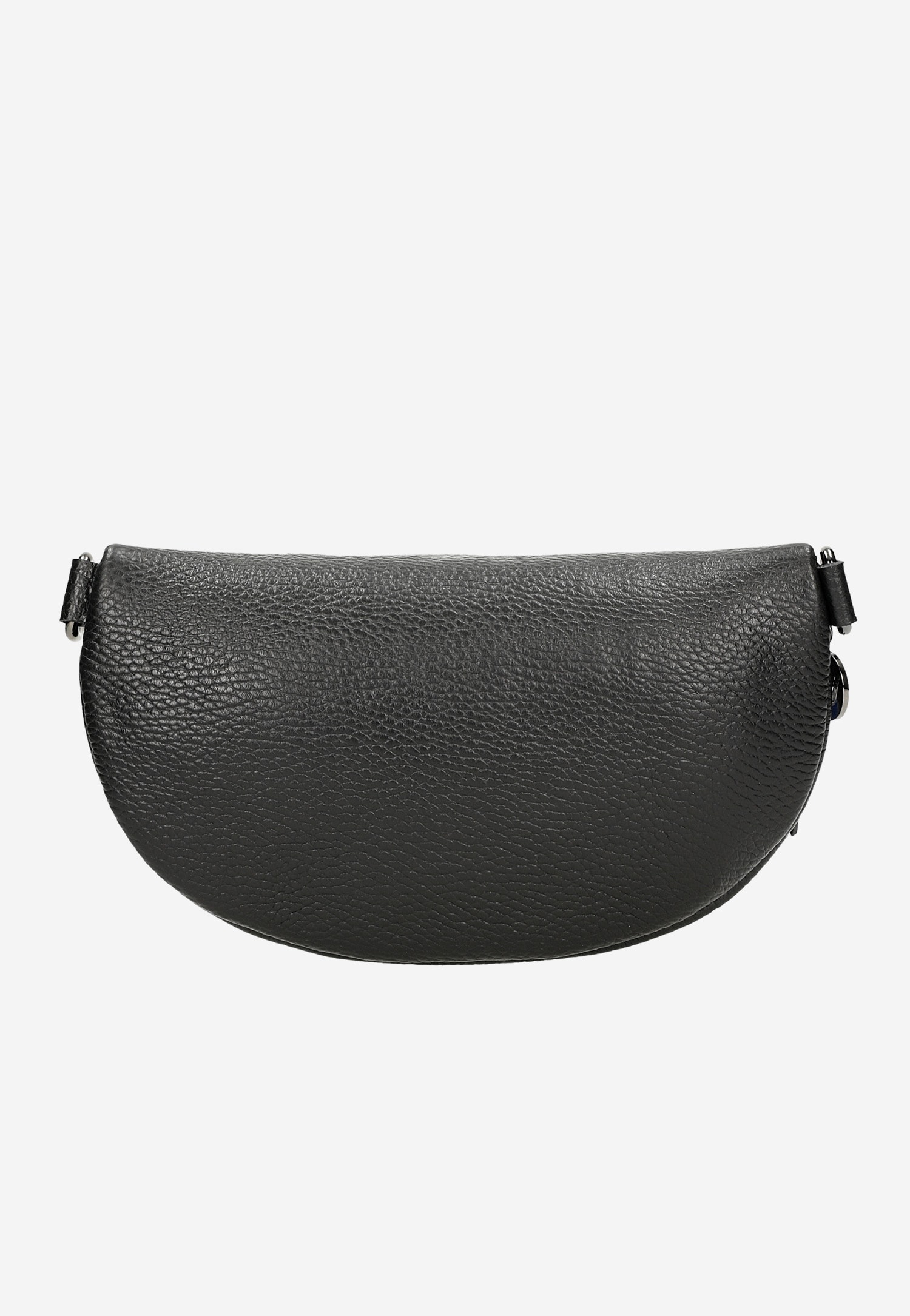 Jasnobeżowa nerka damska ze skóry licowej