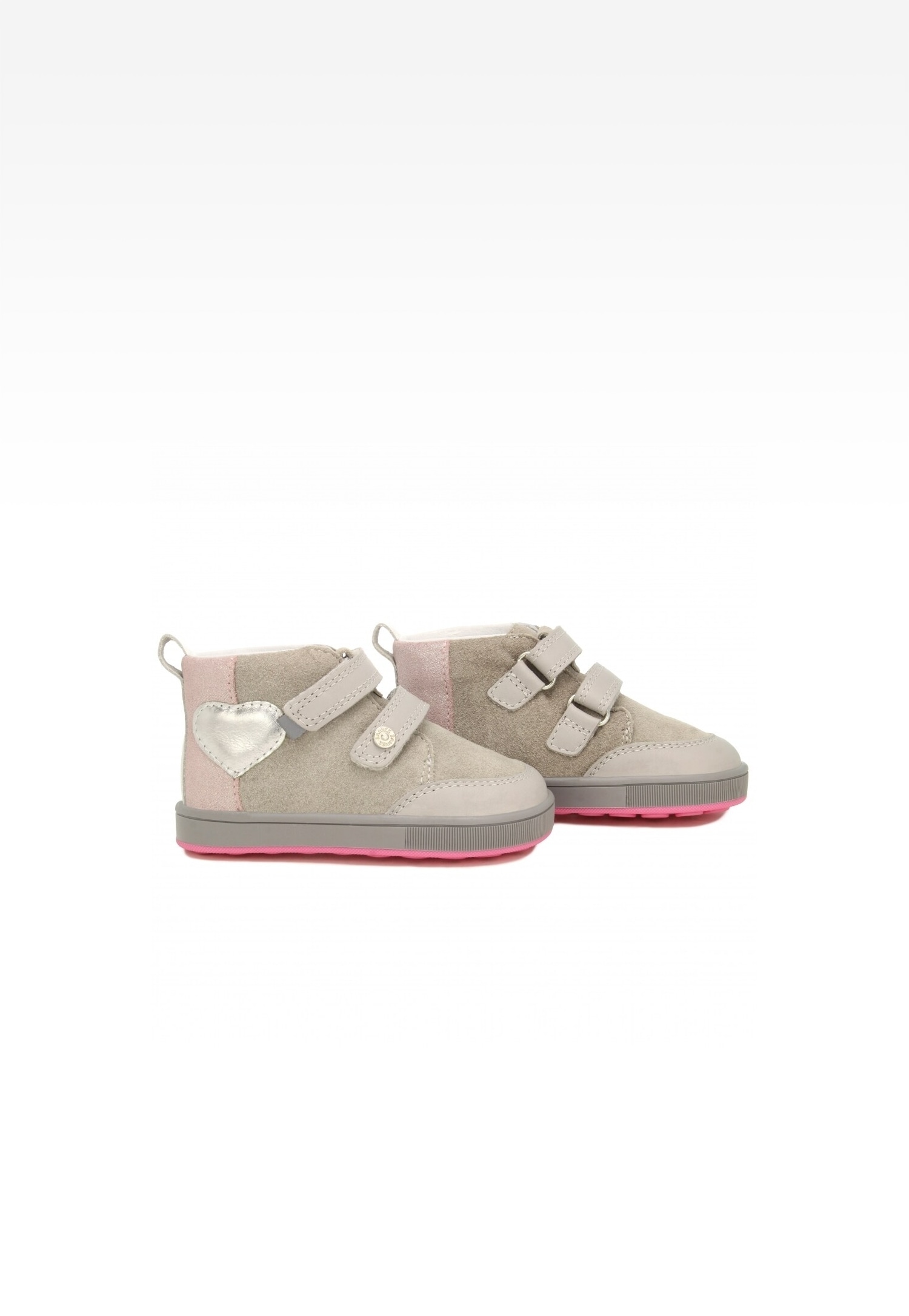 Mini first steps BARTEK 136300-05, dla dziewcząt, szaro-różowy