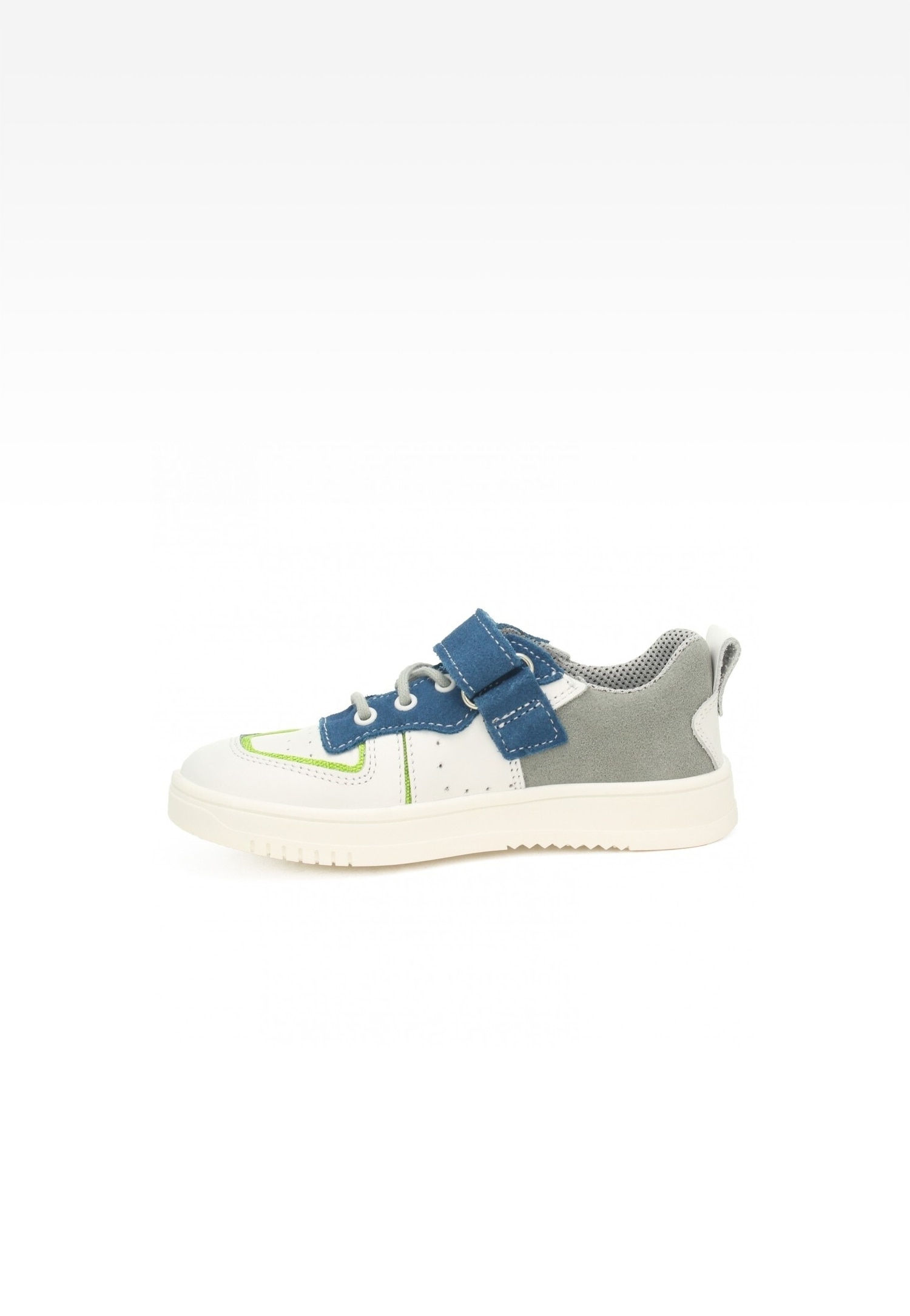 Półbuty BARTEK 18302015, dla chłopców, biało-niebieski