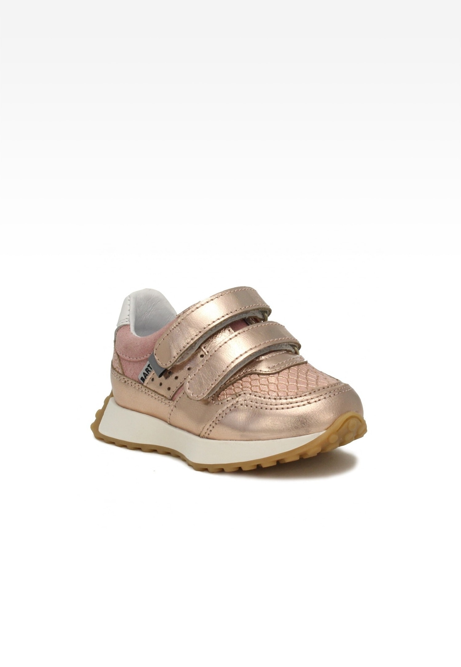 Półbuty BARTEK 11613001 II, dla dziewcząt, różowo-złoty