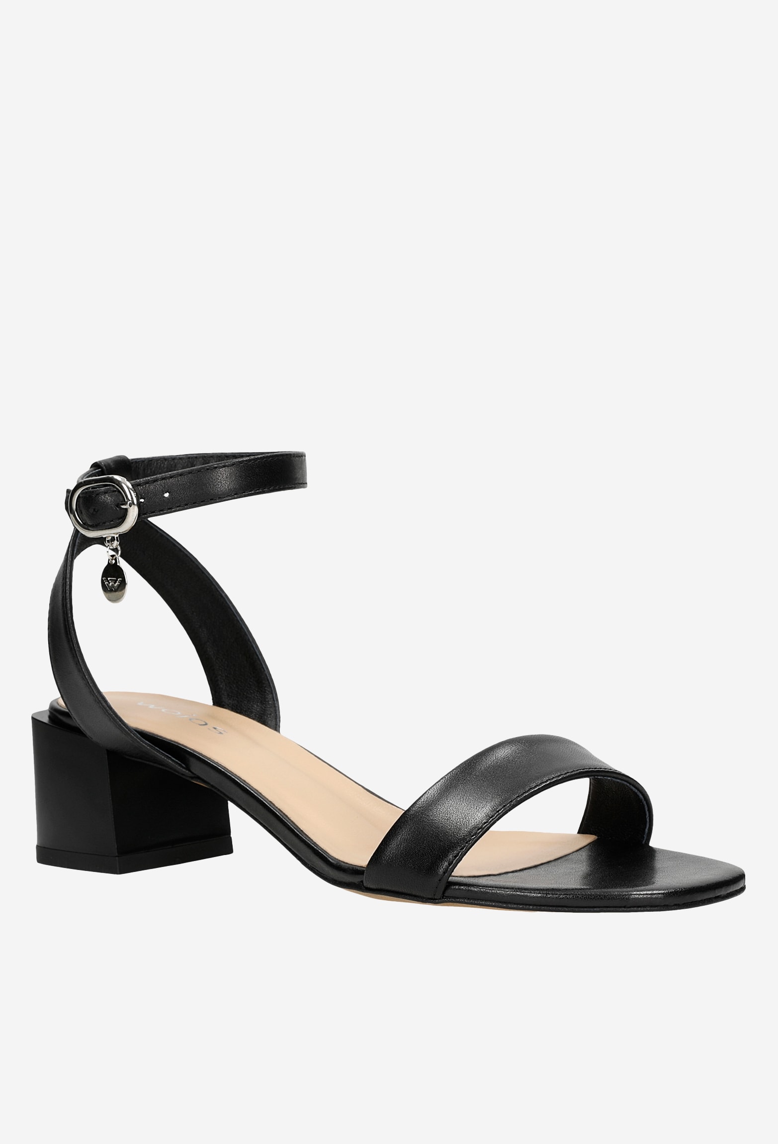 Czarne sandały damskie w stylu formal