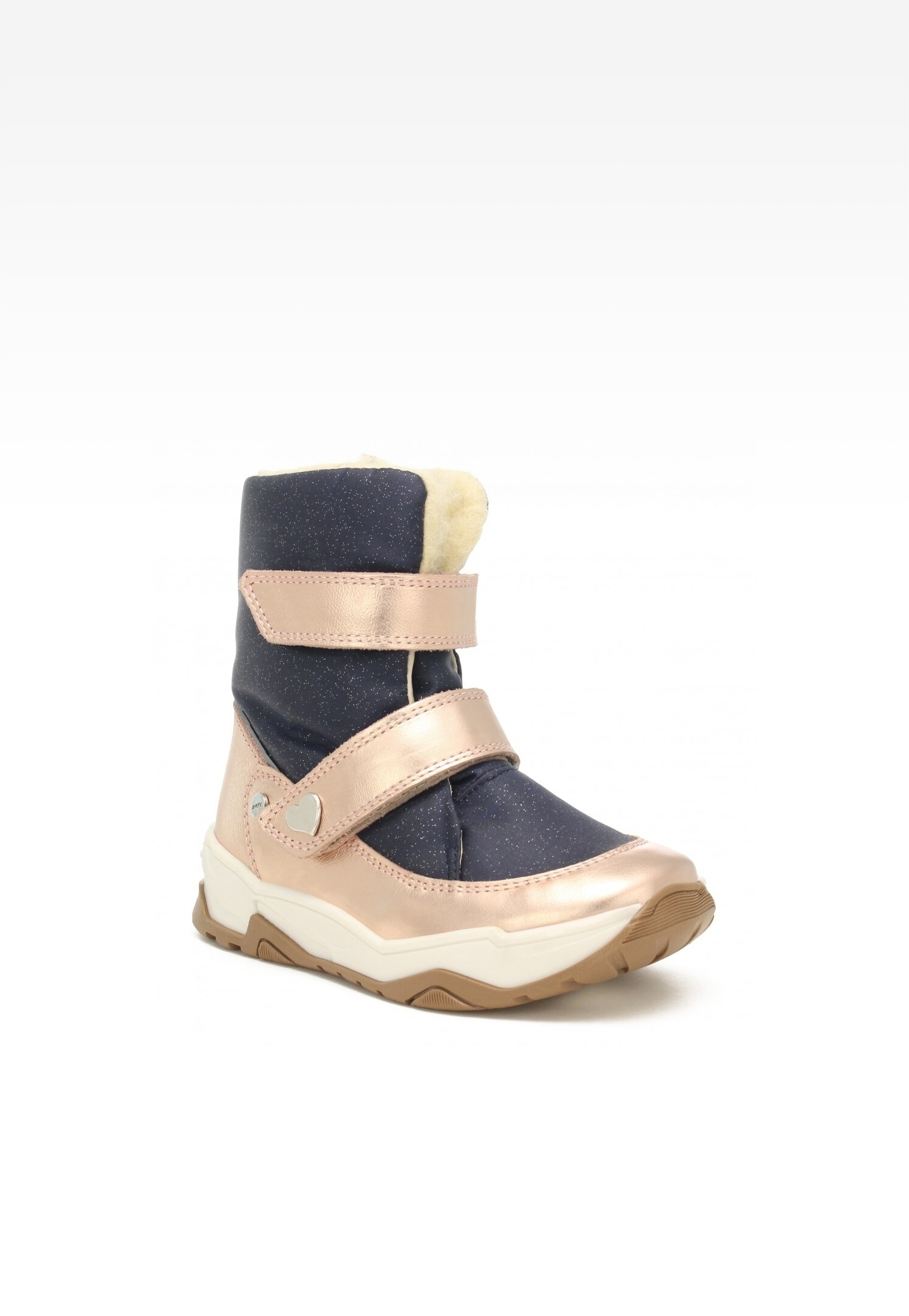 śniegowce BARTEK 17077006, dla dziewcząt, szaro-niebieski