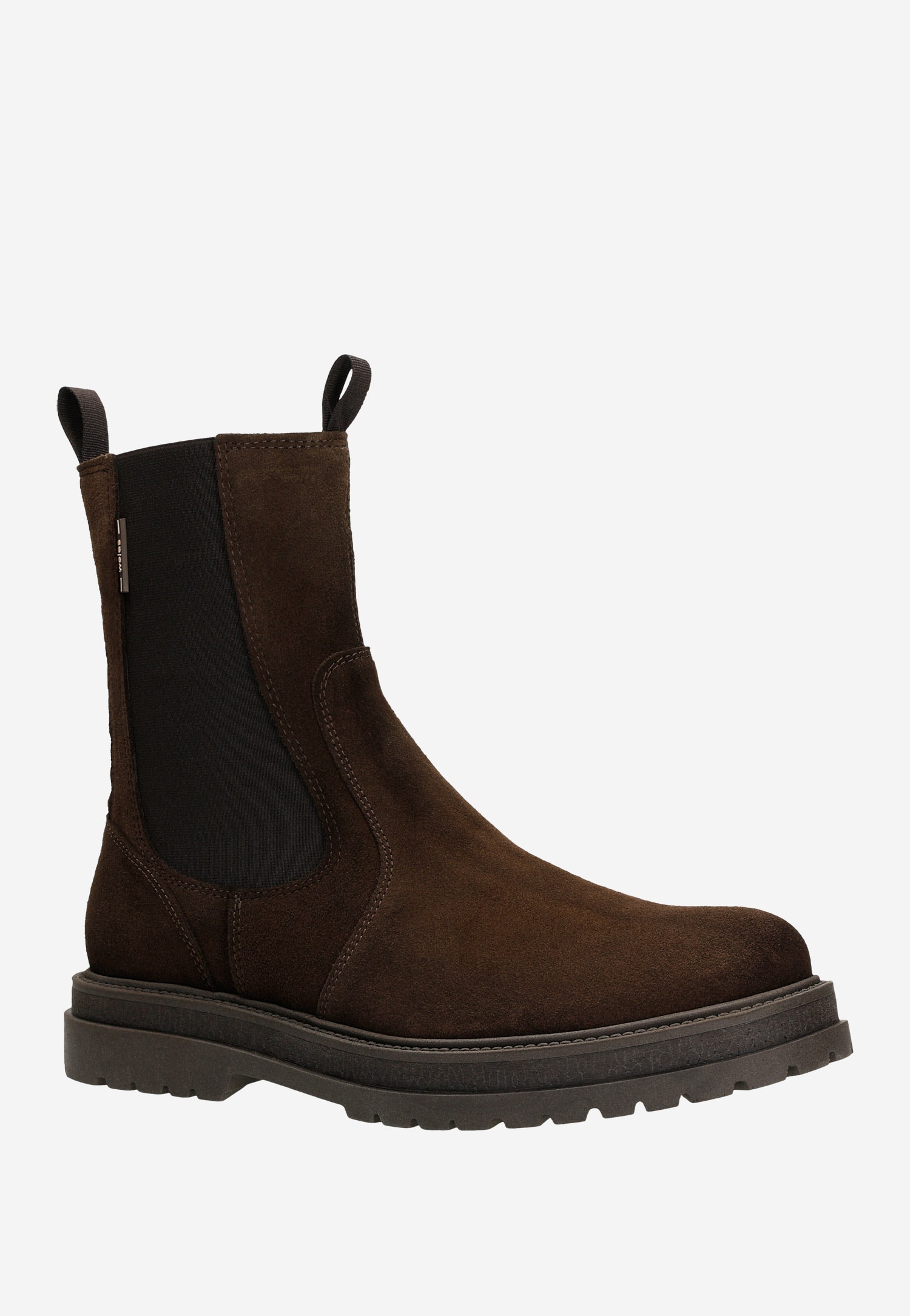 Ciemnobrązowe wysokie sztyblety męskie