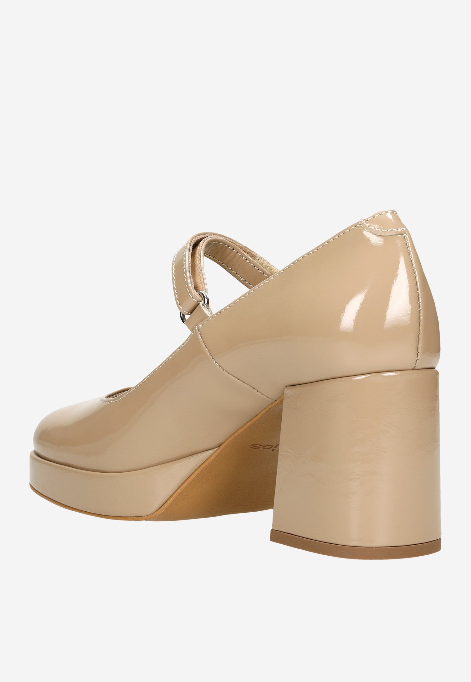 Czarne czółenka typu Mary Jane