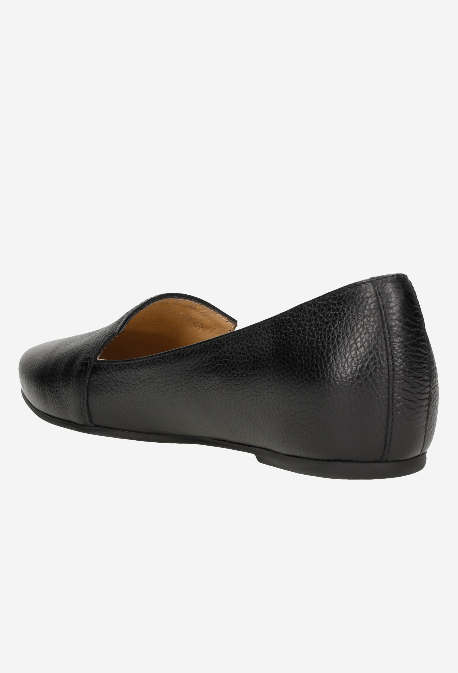 Czarne lordsy damskie na płaskiej podeszwie