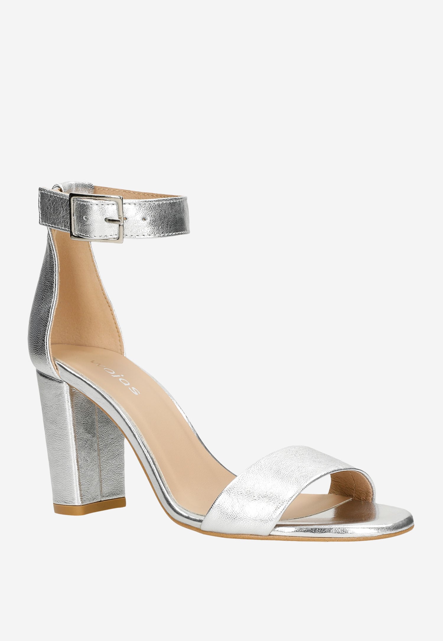 Czarne welurowe sandały damskie na słupku