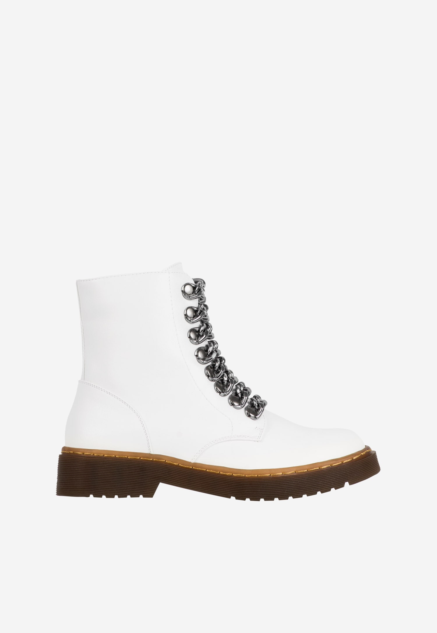 WJS oryginalne białe trzewiki damskie