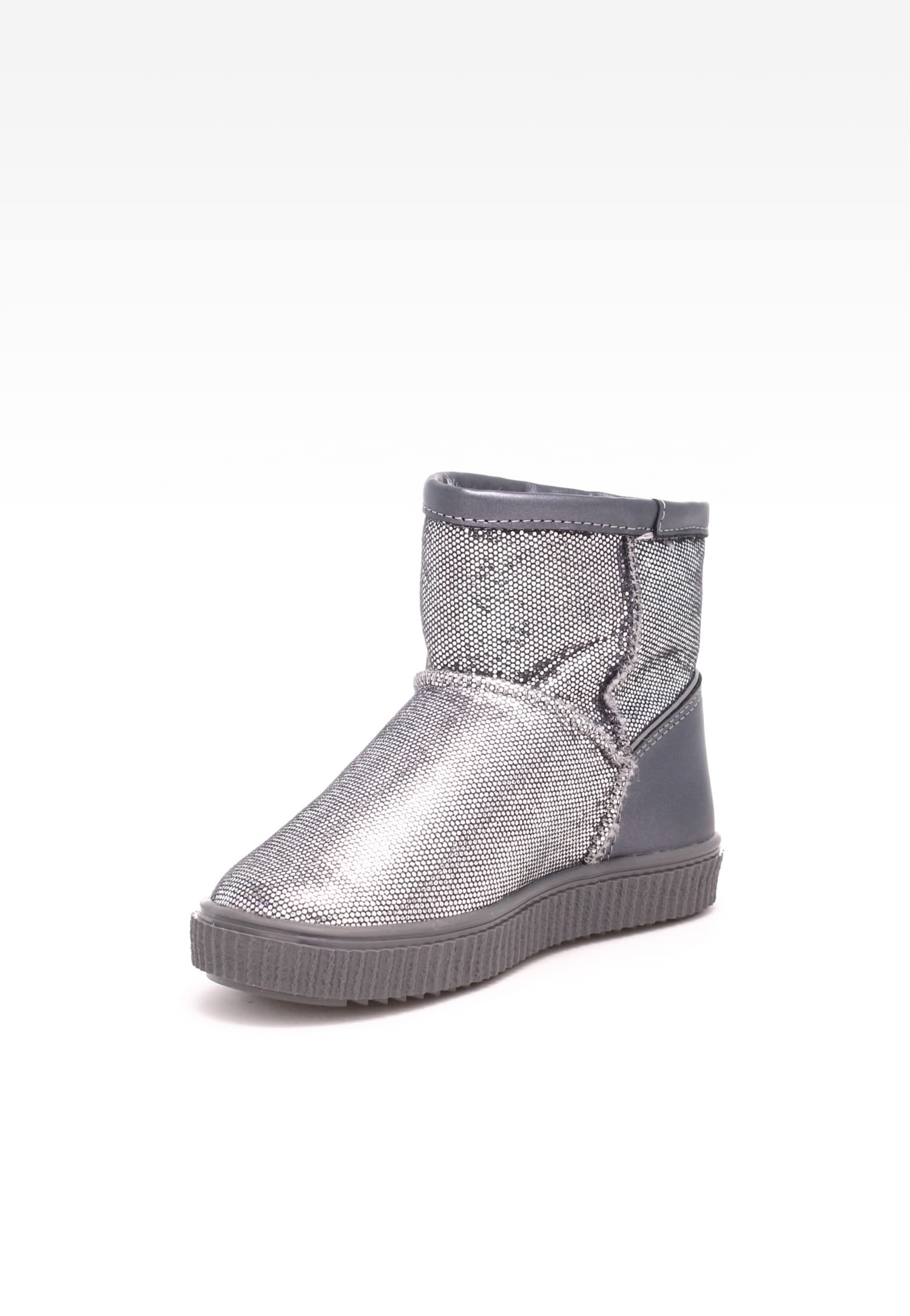 Botki ocieplane BARTEK 7037-BAX0, dla dziewcząt, srebrny