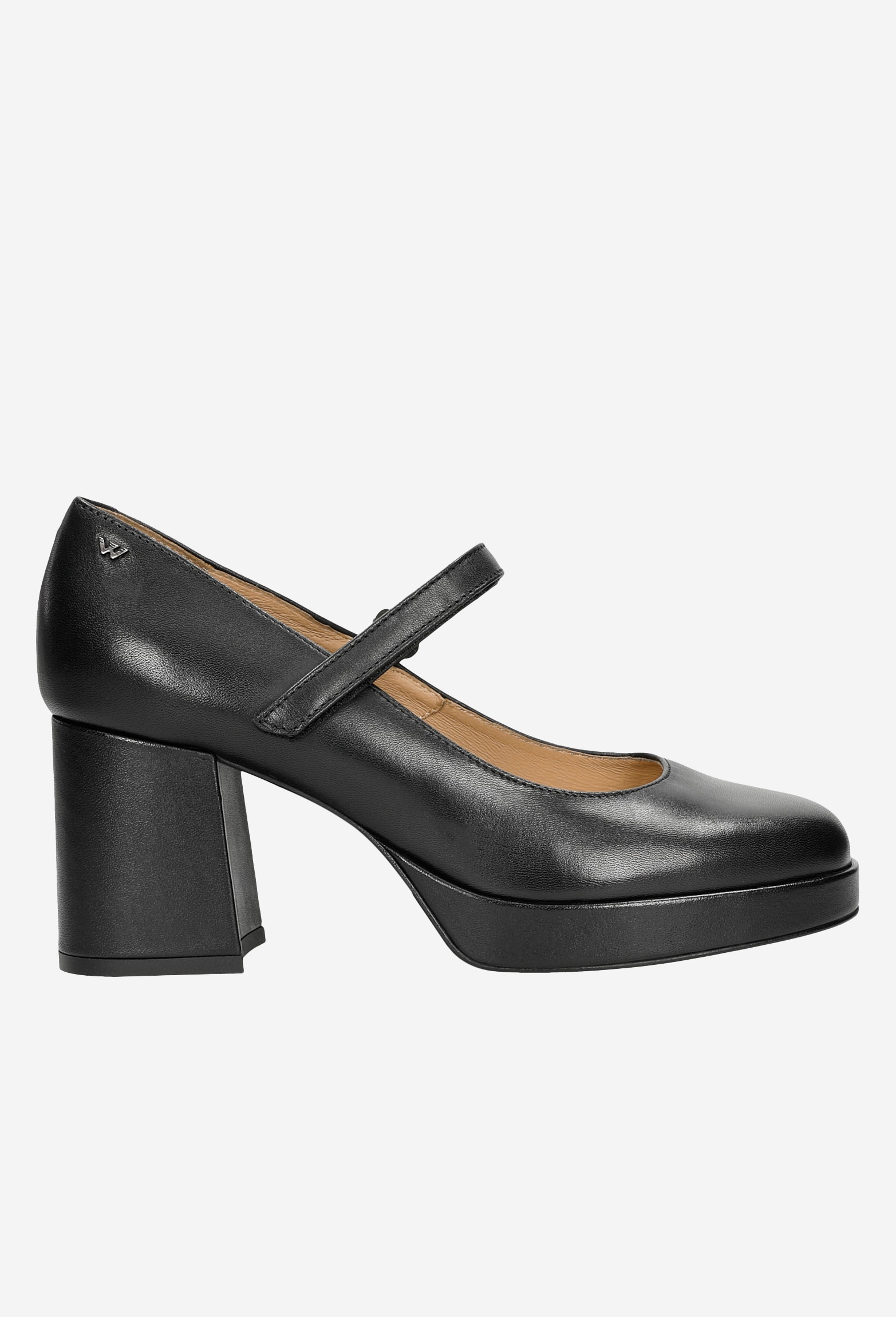 Czarne czółenka typu Mary Jane