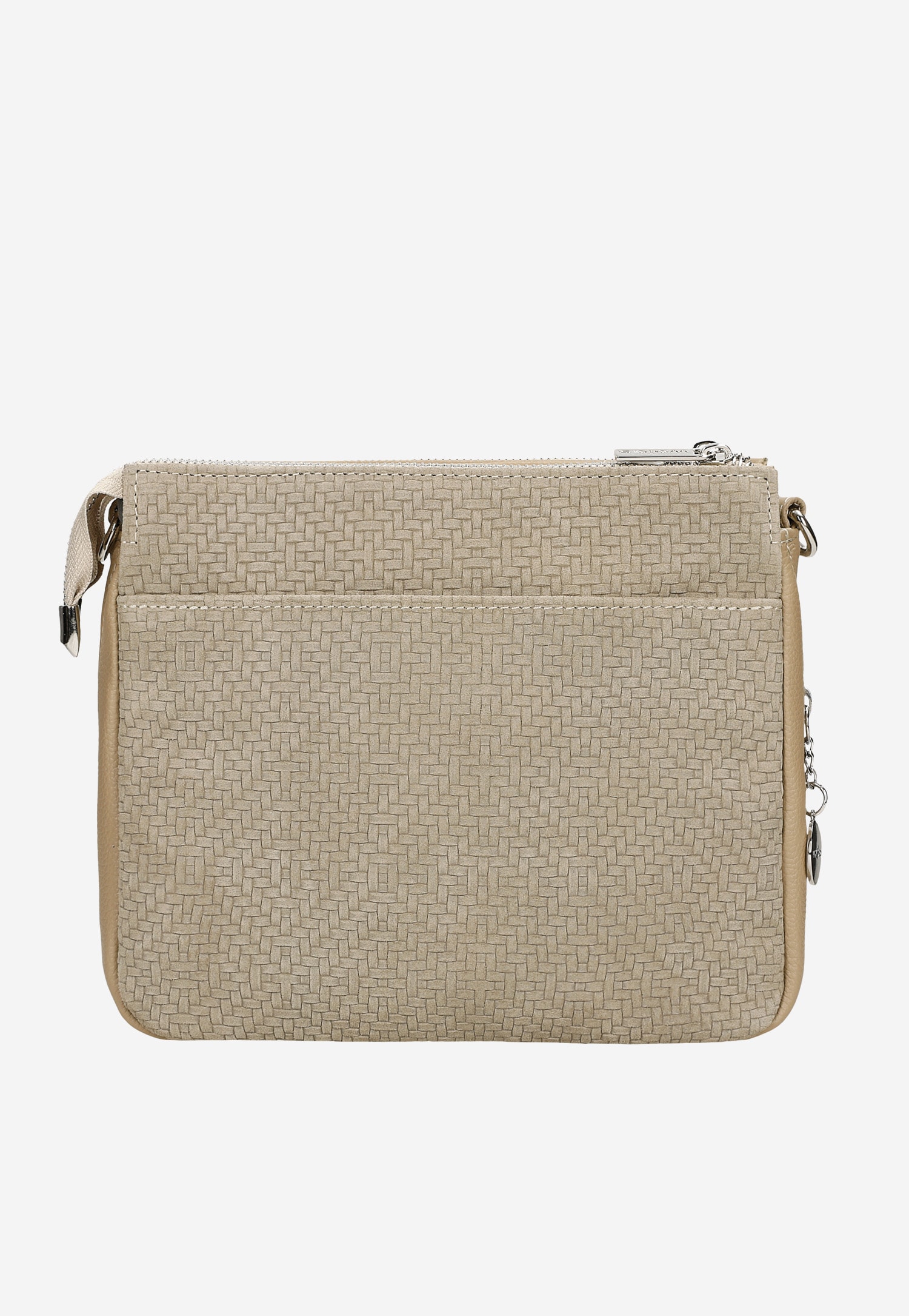 Mała beżowa torebka damska na ramię