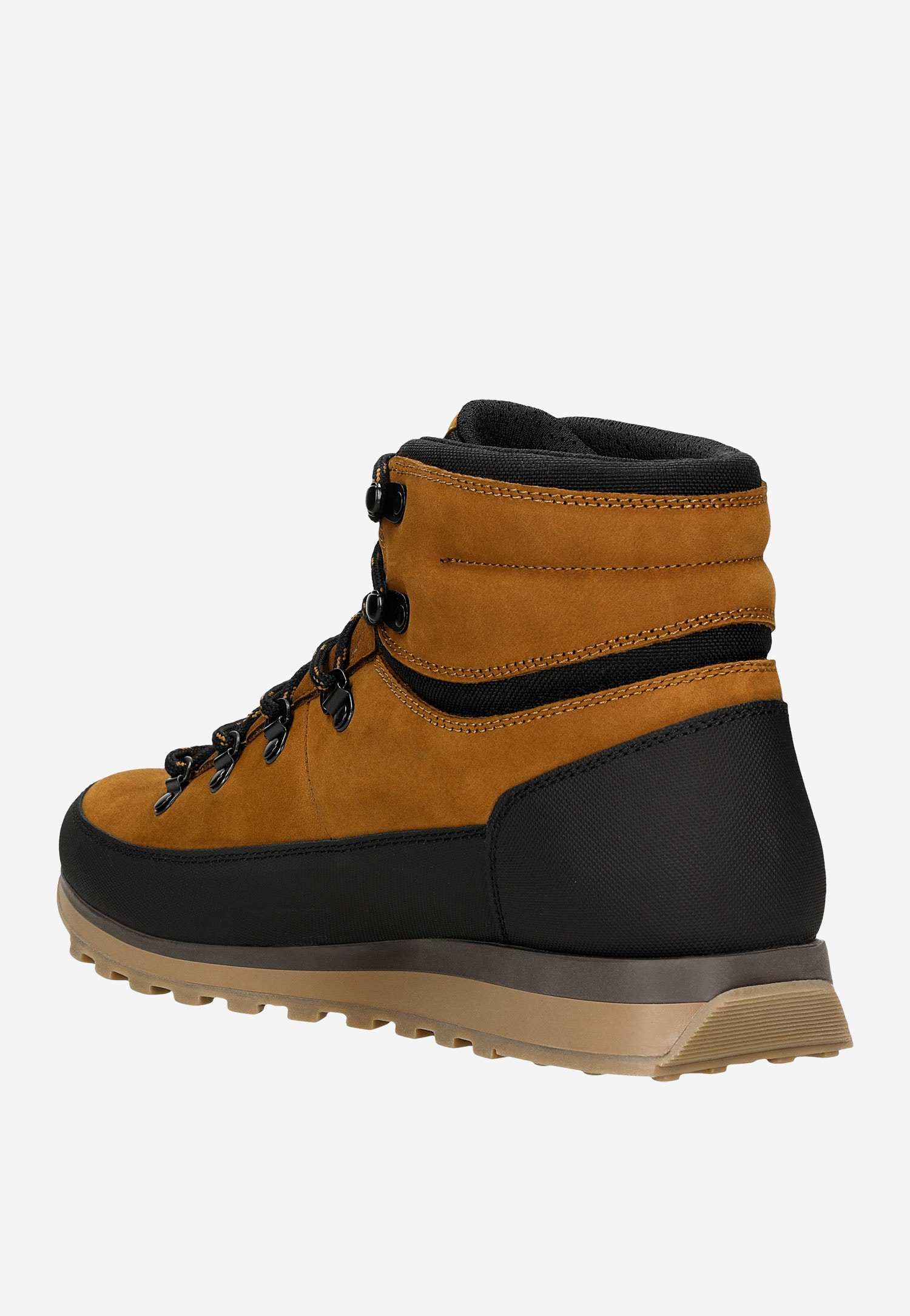 Czarne zimowe buty trekkingowe męskie