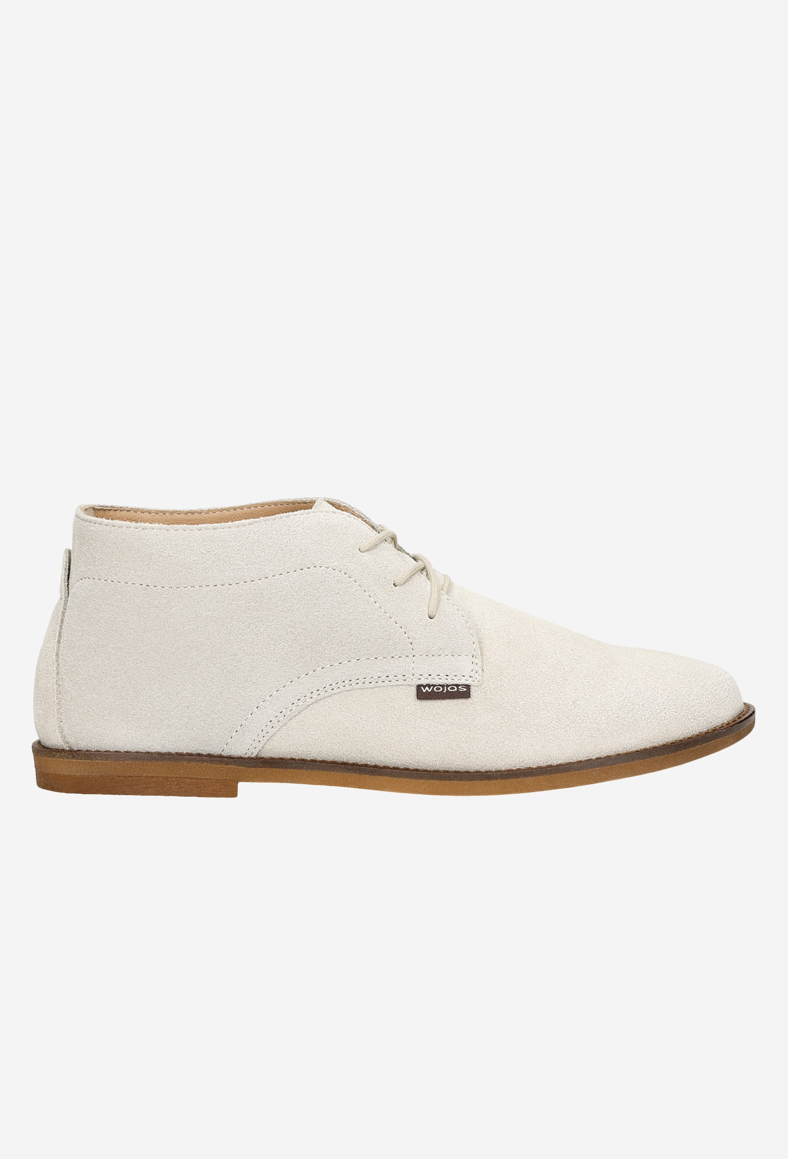 Beżowe sznurowane trzewiki damskie z linii COMFORT