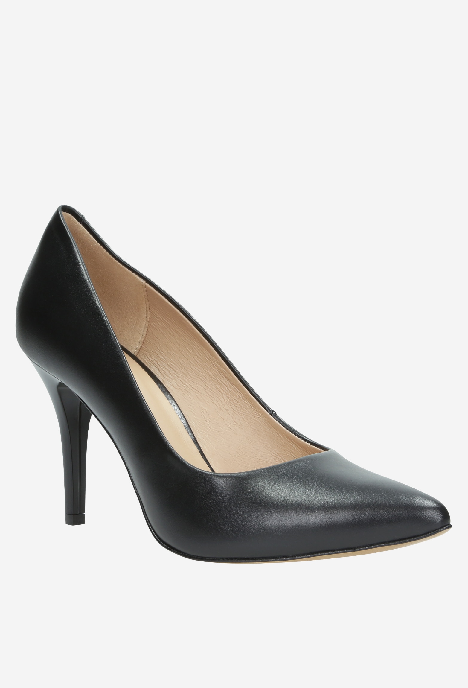 Czarne czółenka damskie