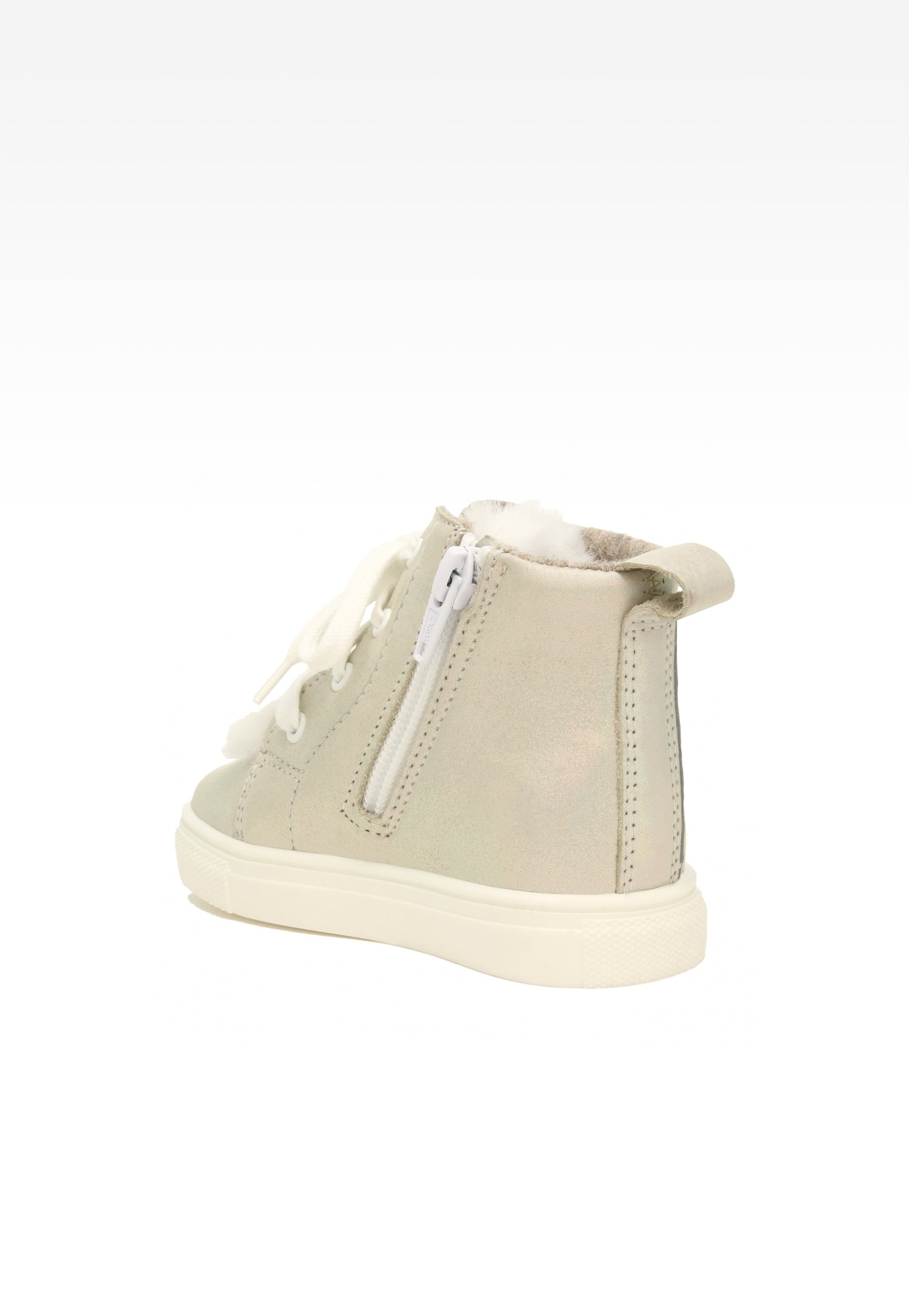 Trzewiki ocieplane BARTEK 11570014, dla dziewcząt, biały