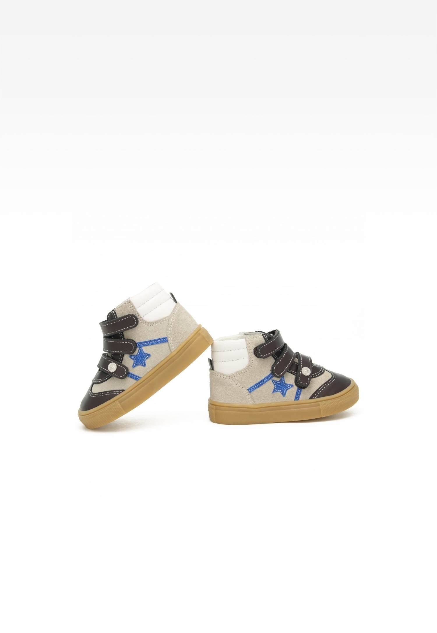 Trzewiki BARTEK 11575004, dla chłopców, niebiesko-szary