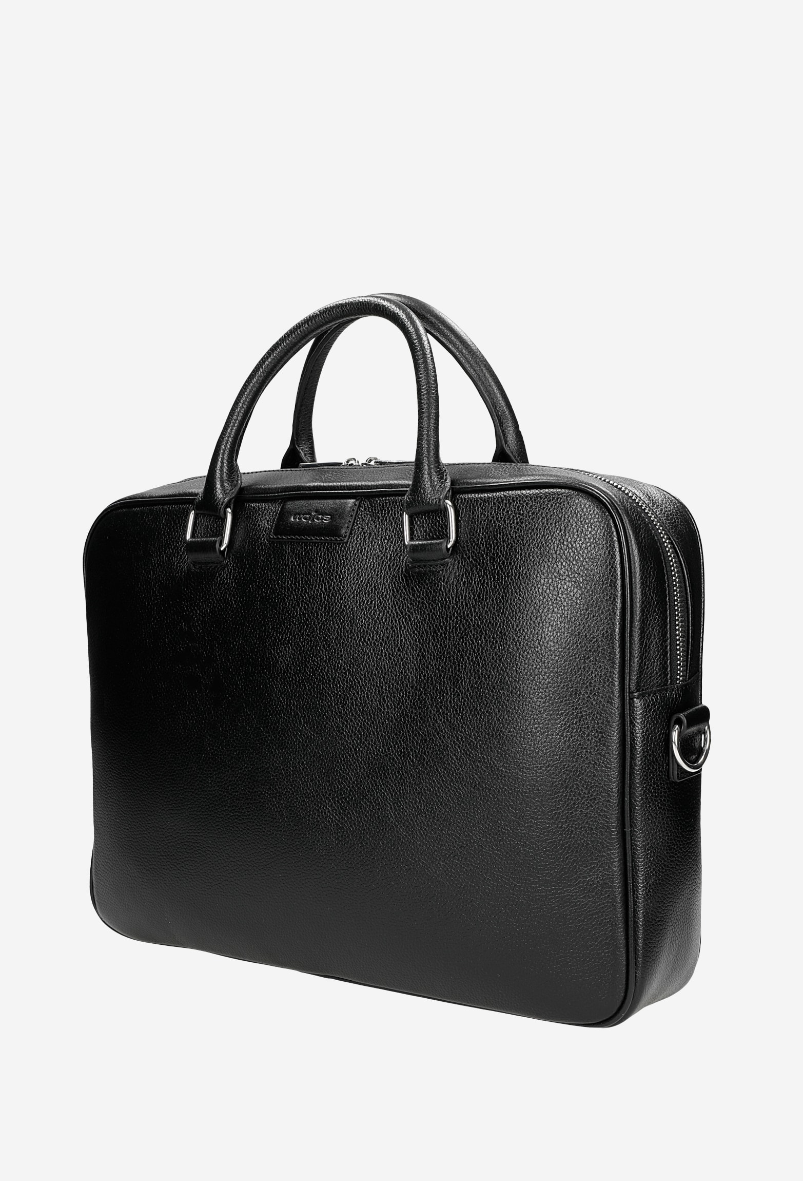 Duża elegancka skórzana torba męska