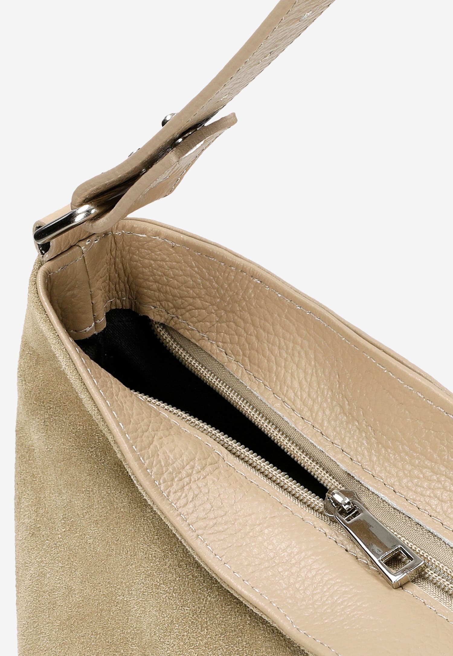 Duża beżowa torebka damska