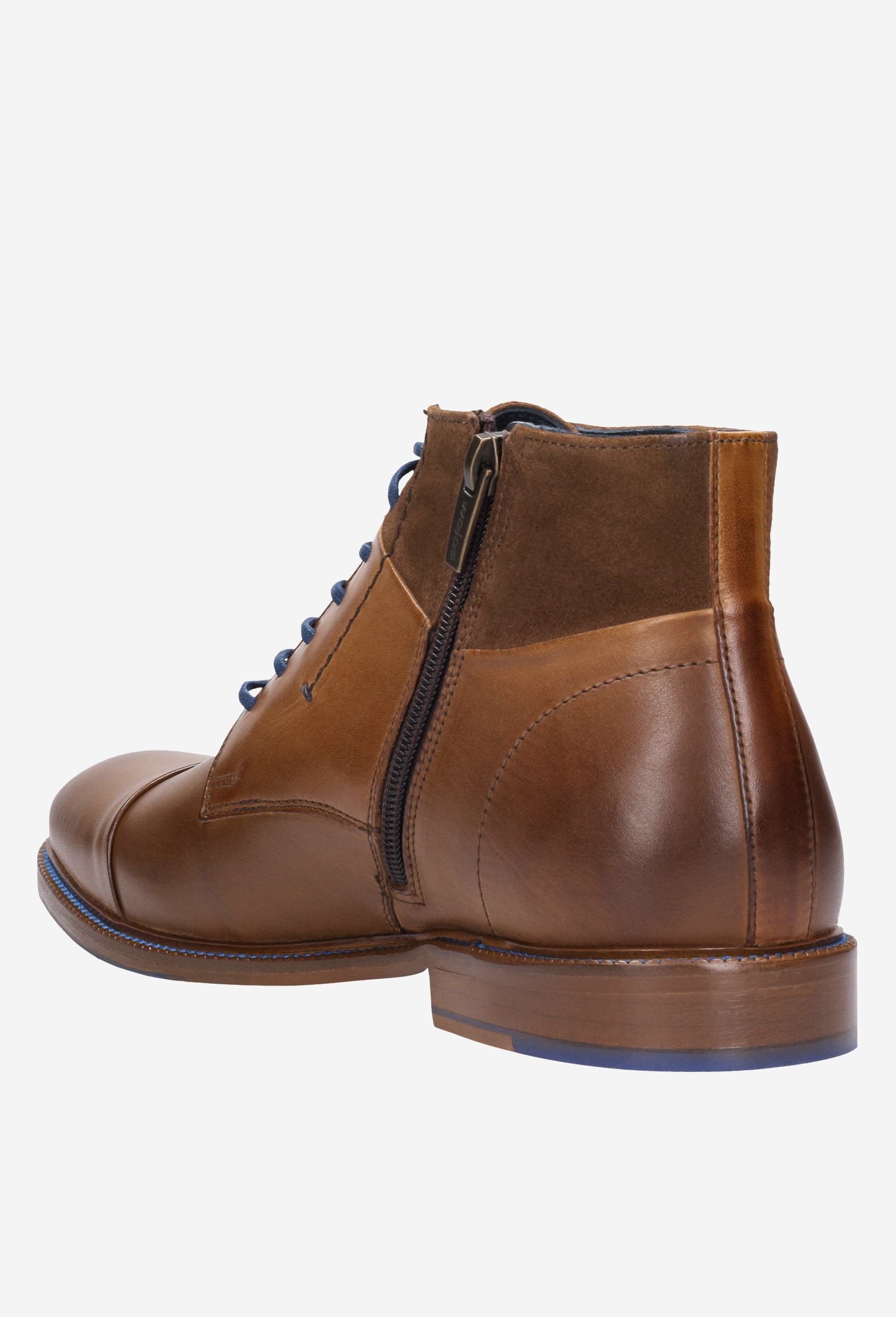 Brązowe trzewiki męskie