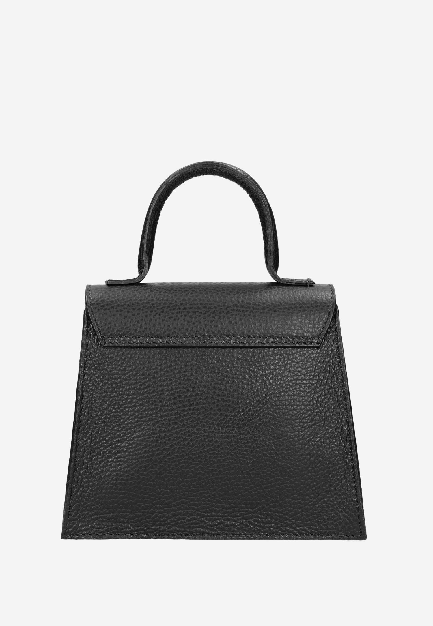 Skórzana torebka damska w kolorze jasnego beżu