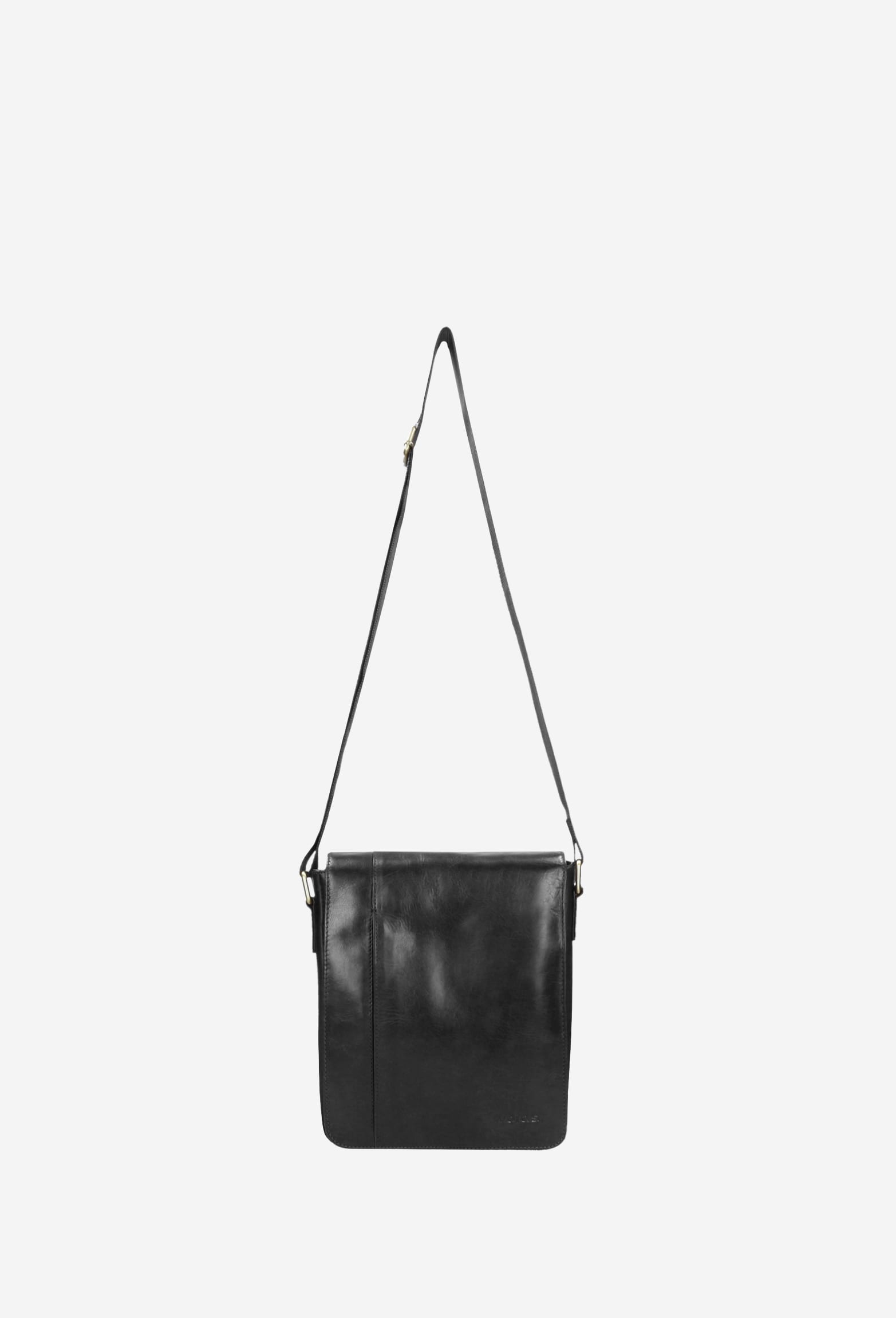 Brązowa torba męska ze skóry licowej