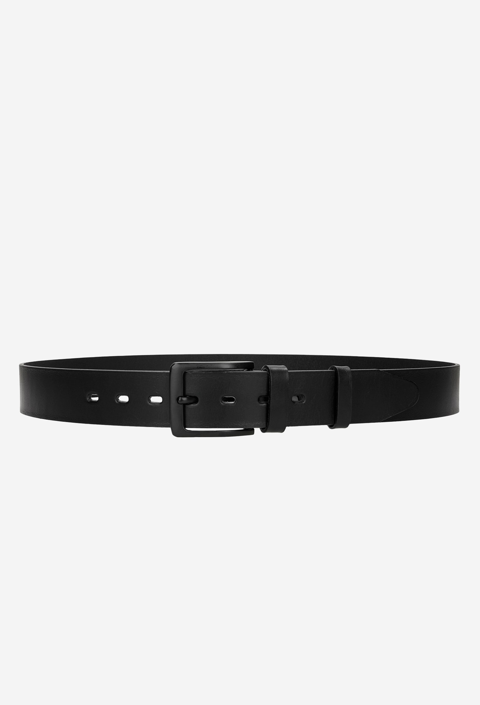 Pasek męski z klamrą w kolorze czarnym