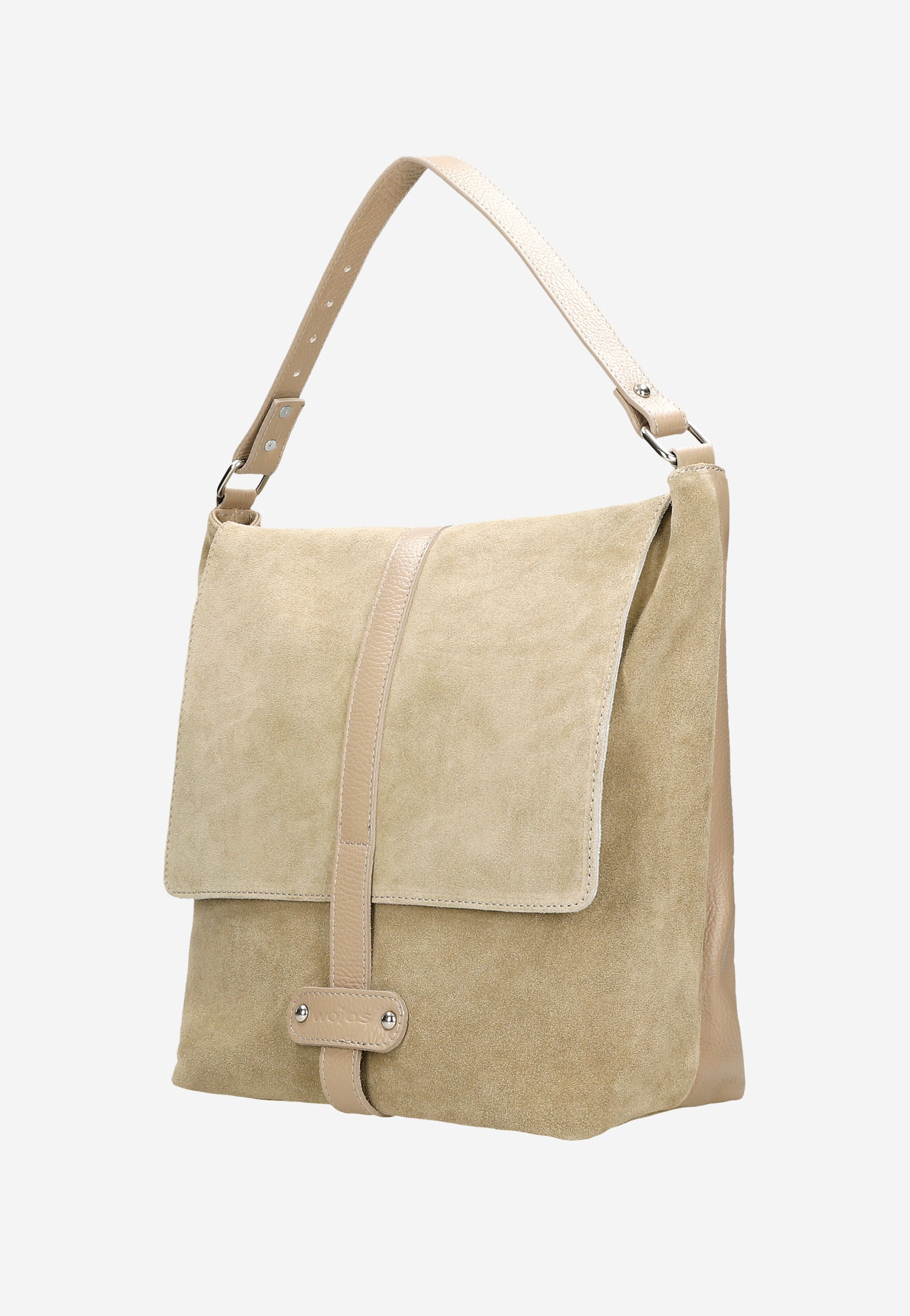 Duża beżowa torebka damska