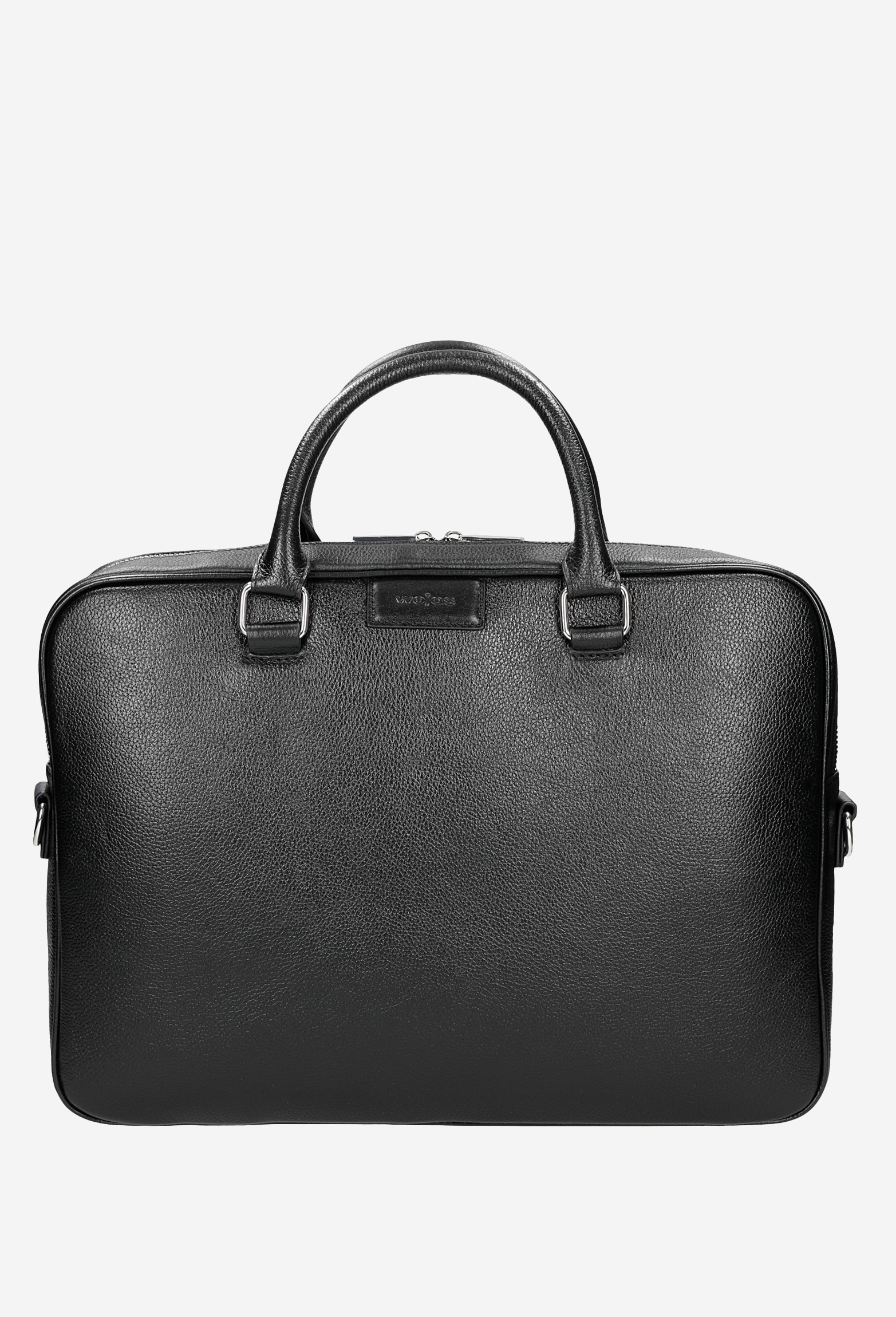 Duża elegancka skórzana torba męska