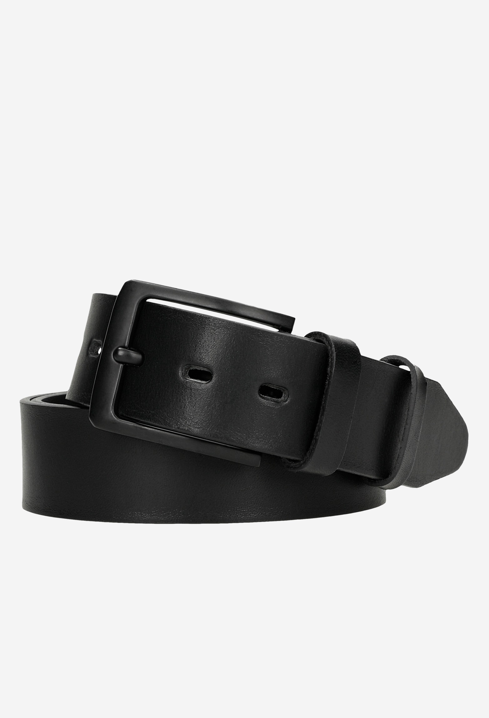Pasek męski z klamrą w kolorze czarnym
