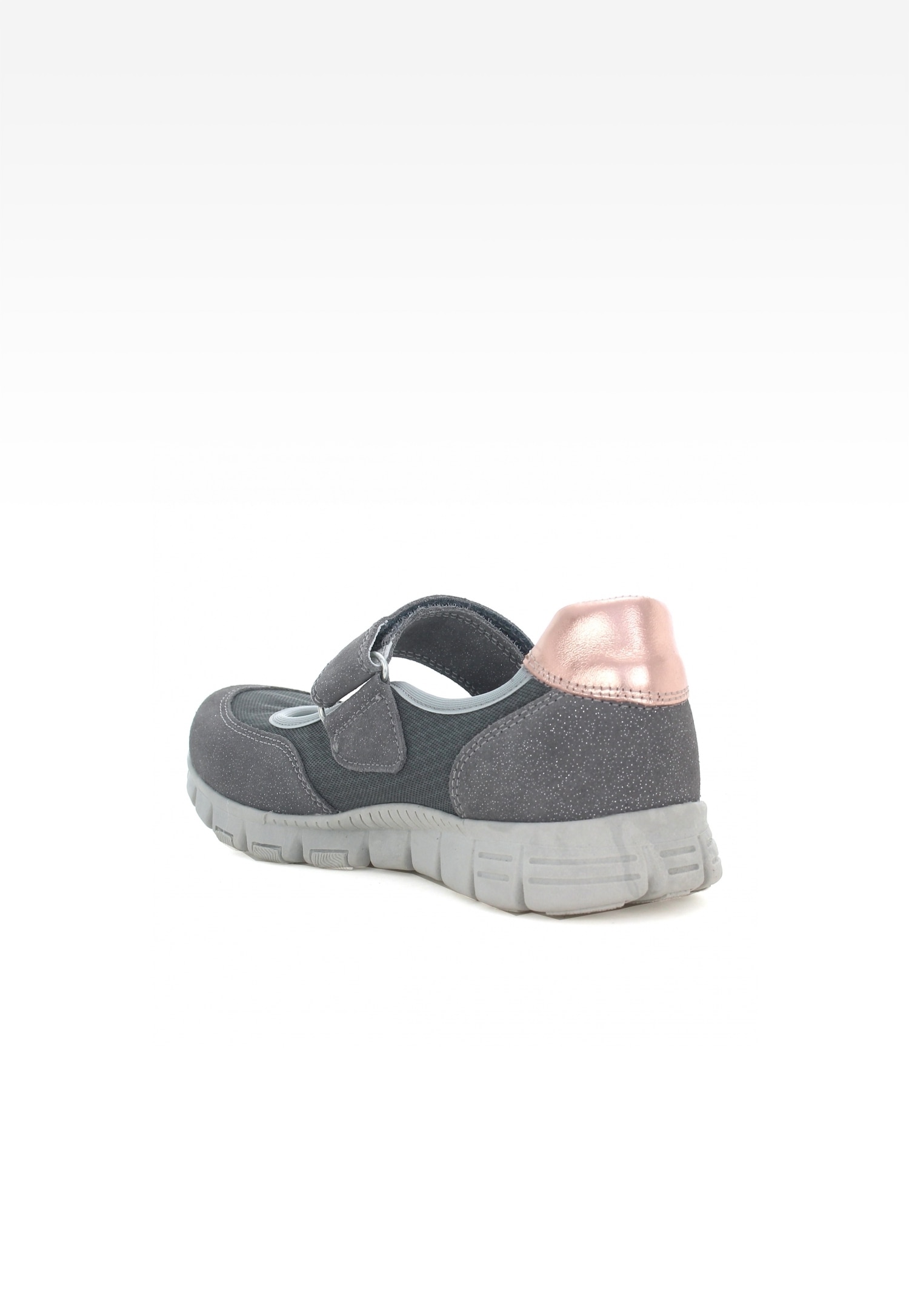 Wizytowe BARTEK W-58026/07K, dla dziewcząt, szary