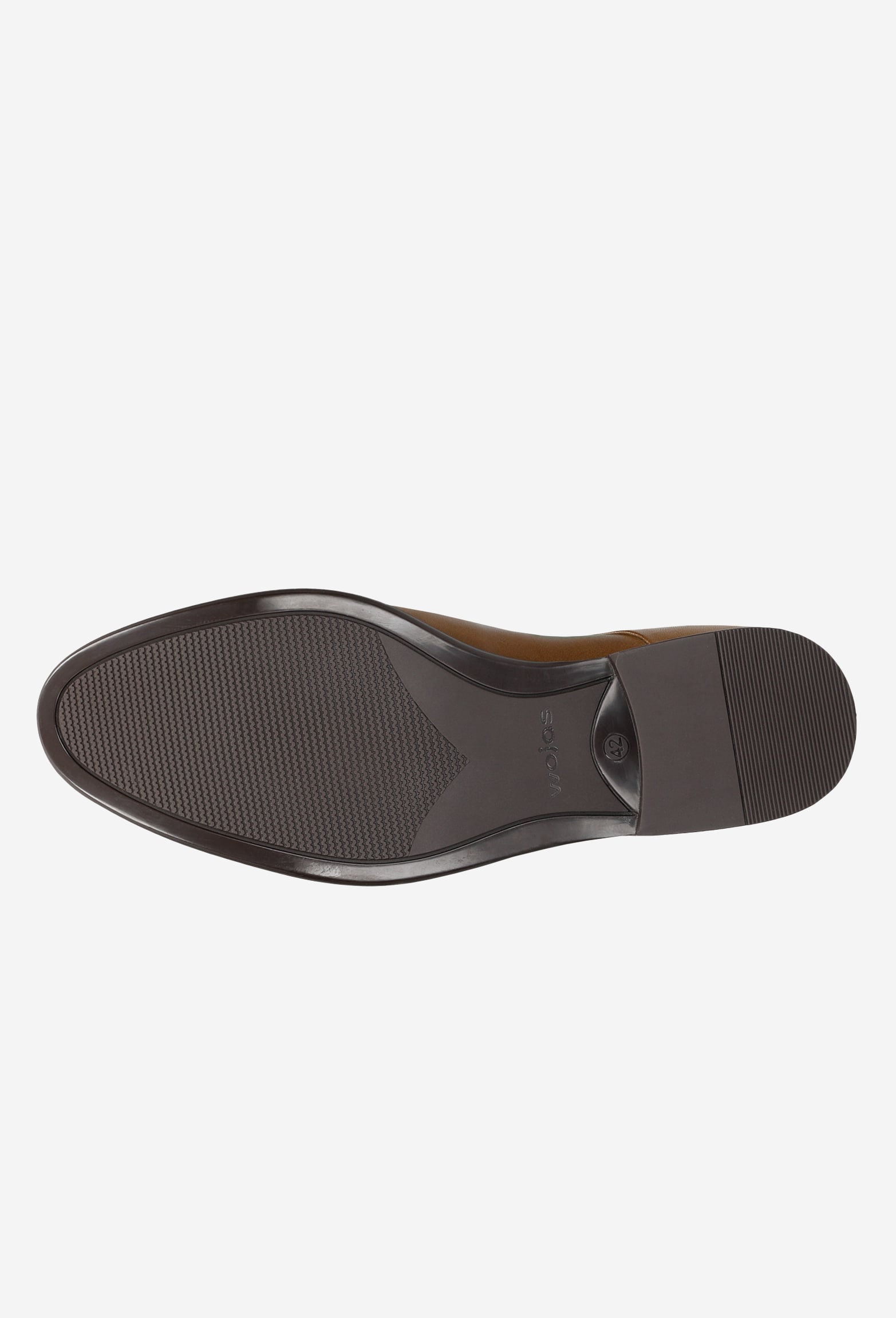 Jasnobrązowe sznurowane półbuty męskie z ciemniejszymi wstawkami