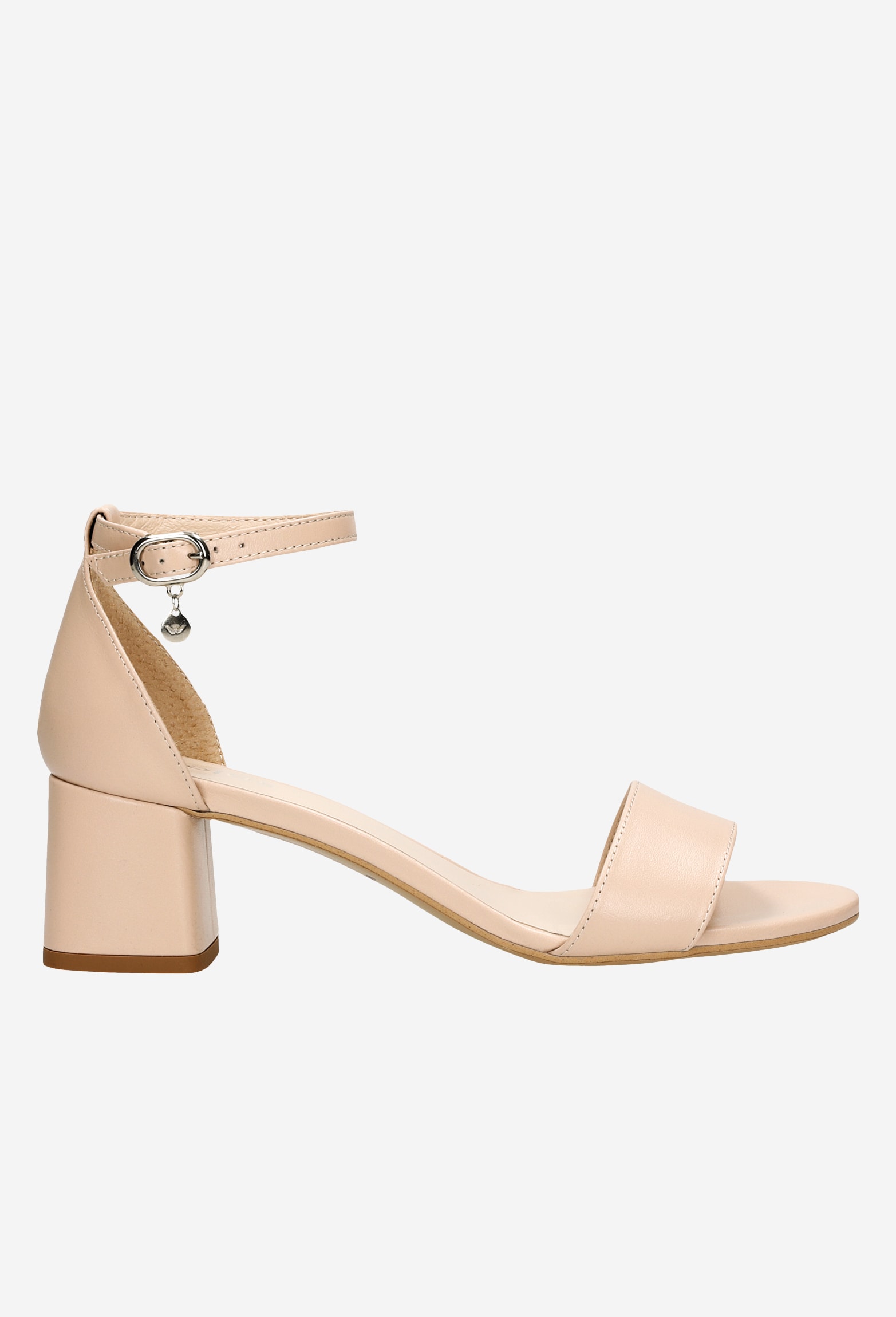 Zjawiskowe srebrne sandały damskie na obcasie