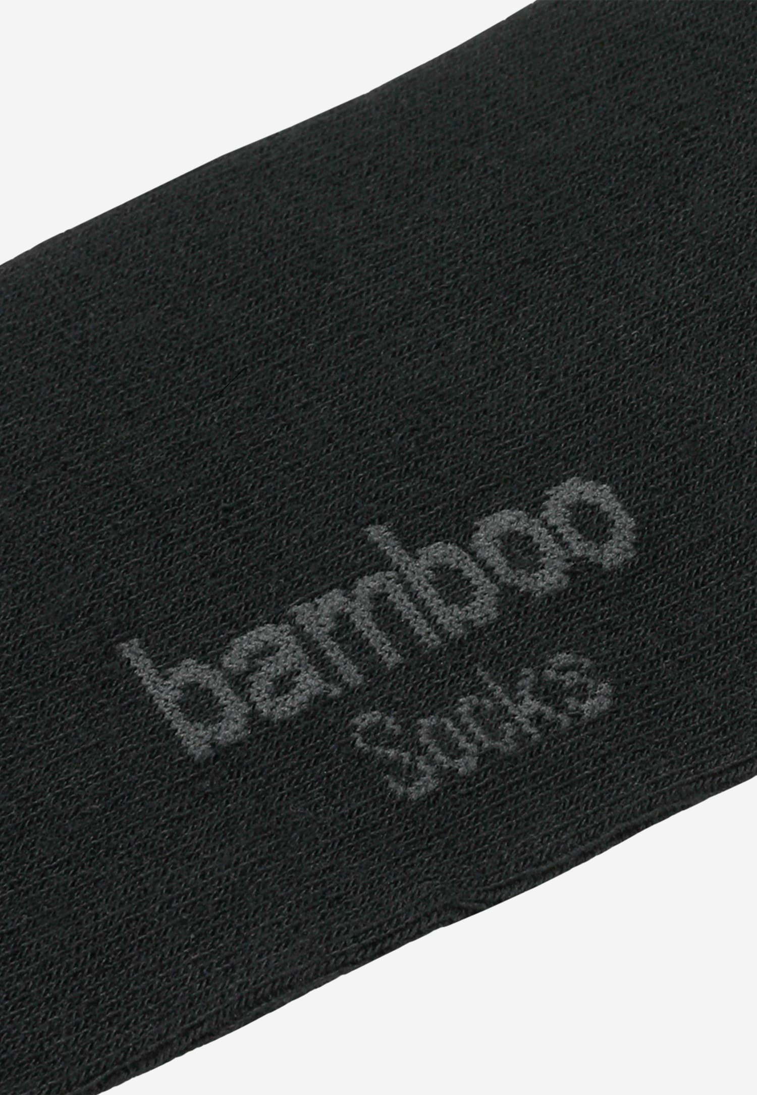 Czarne męskie stopki z włókna bambusowego 2 pary