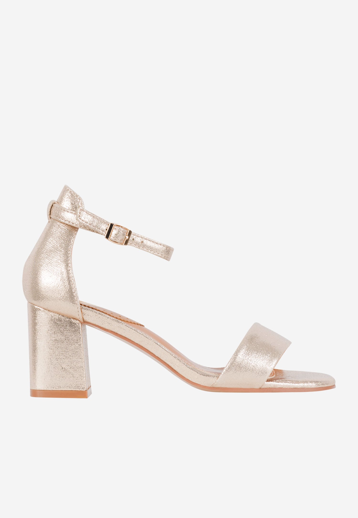 WJS delikatne srebrne sandały damskie