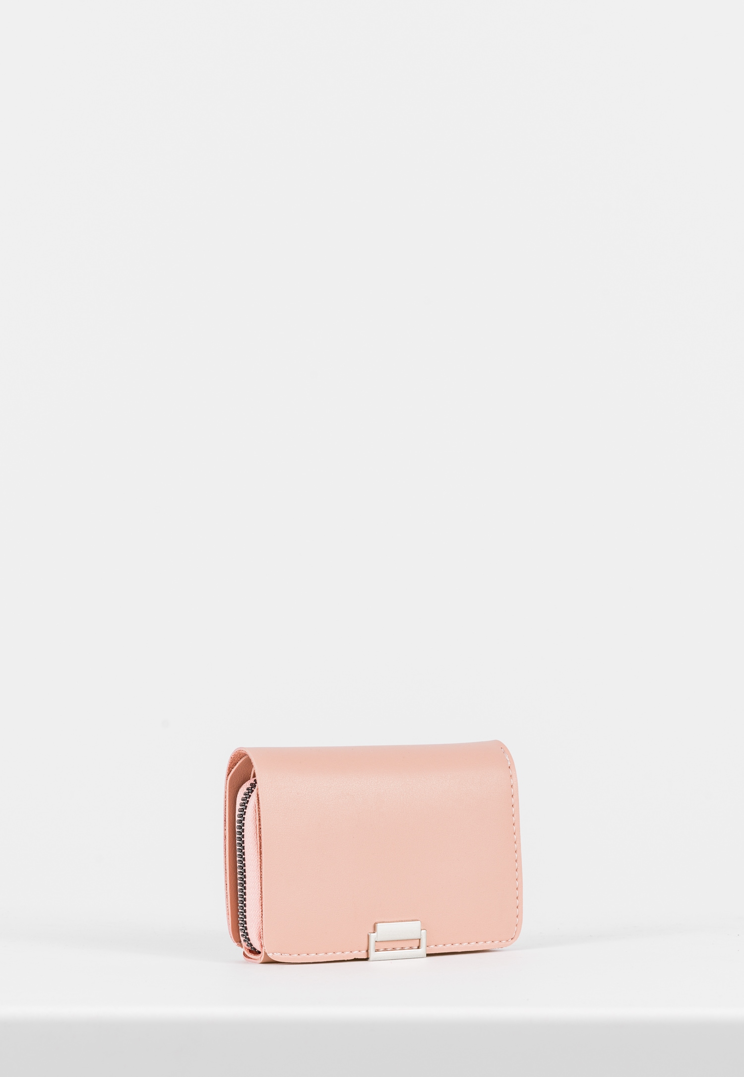 WJS niewielki różowy portfel damski