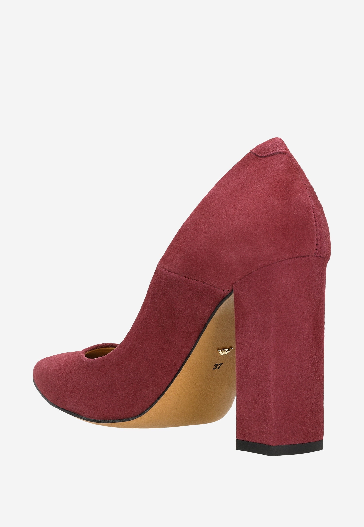 Czółenka damskie w kolorze zielonym na wysokim słupku