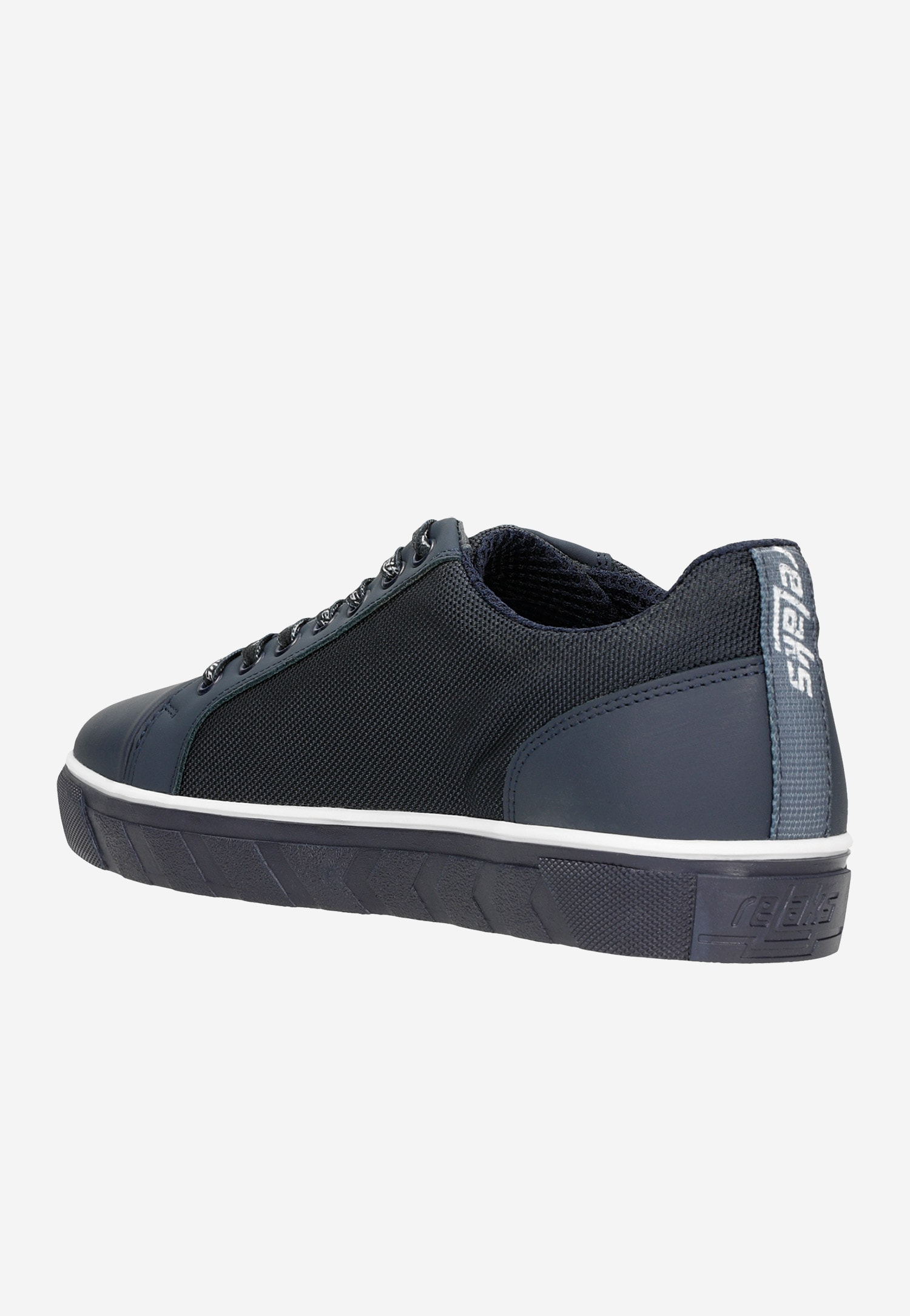 RELAKS czarne casualowe trampki męskie