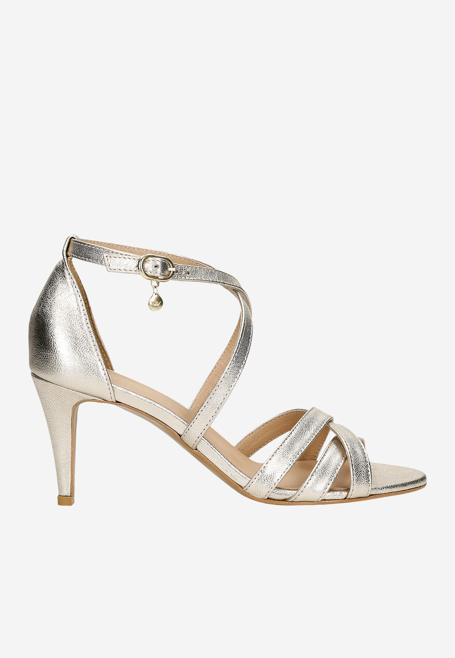 Czarne sandały damskie na szpilce