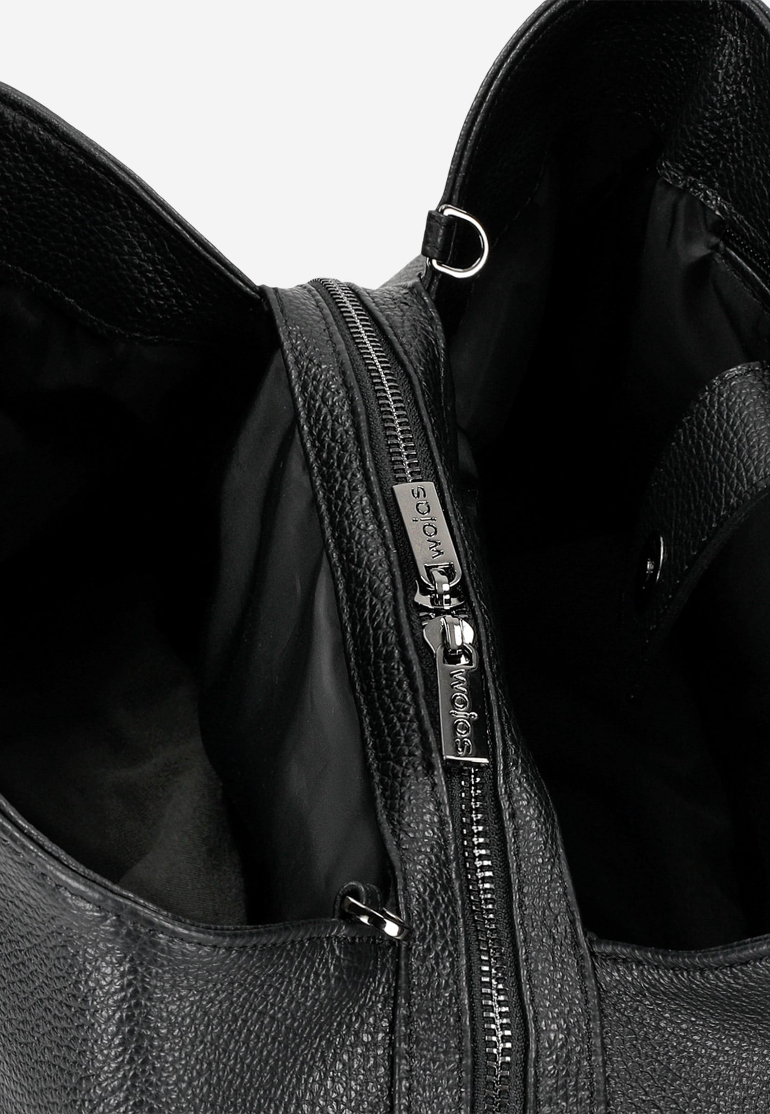 Czarna duża torebka damska na ramię