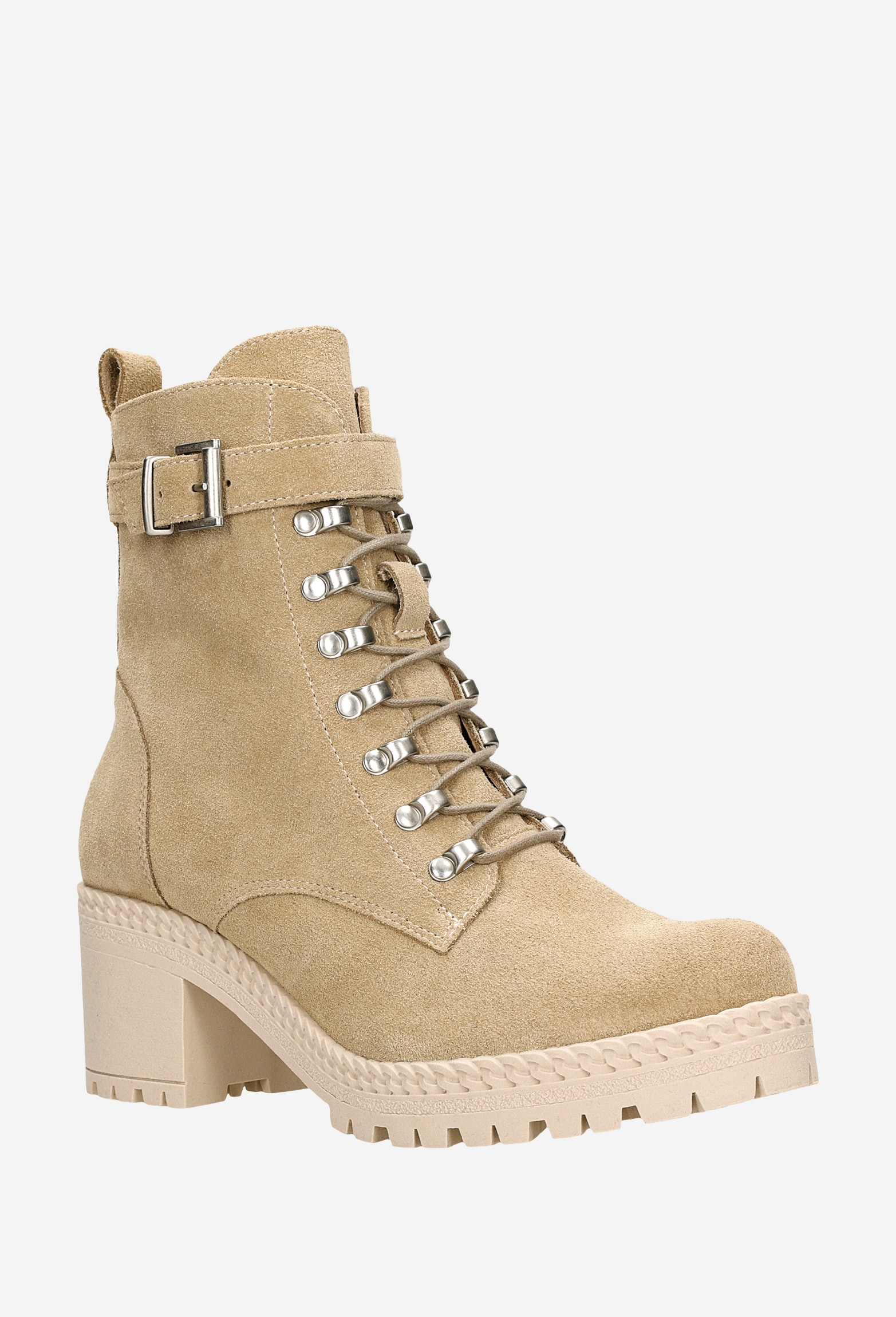 Czarne ocieplane bikery damskie na słupku