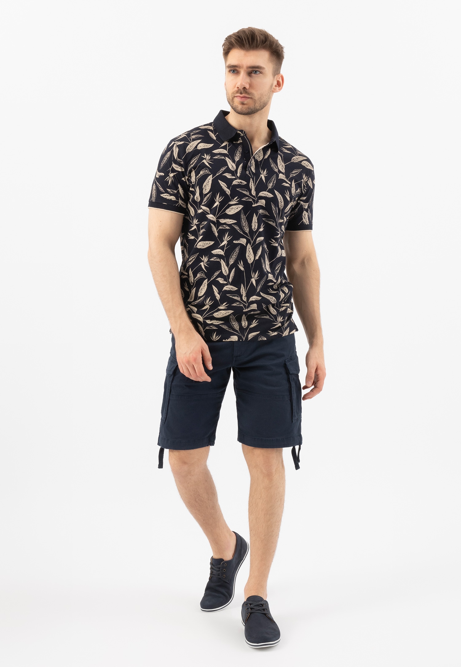 Brązowe sneakersy męskie z dwoiny welurowej