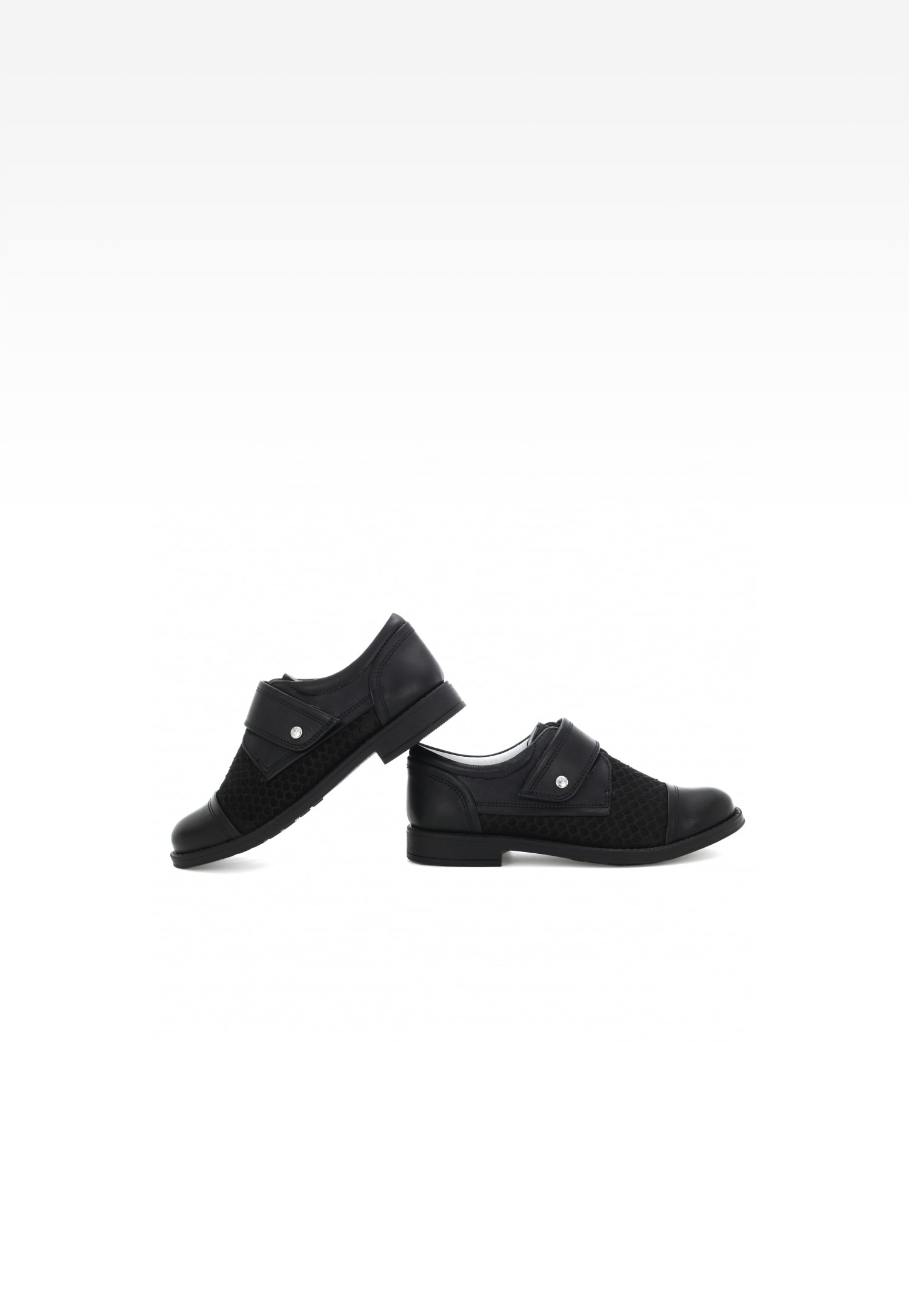 Półbuty BARTEK T-25634/SZ/1RH, dla chłopców, czarny