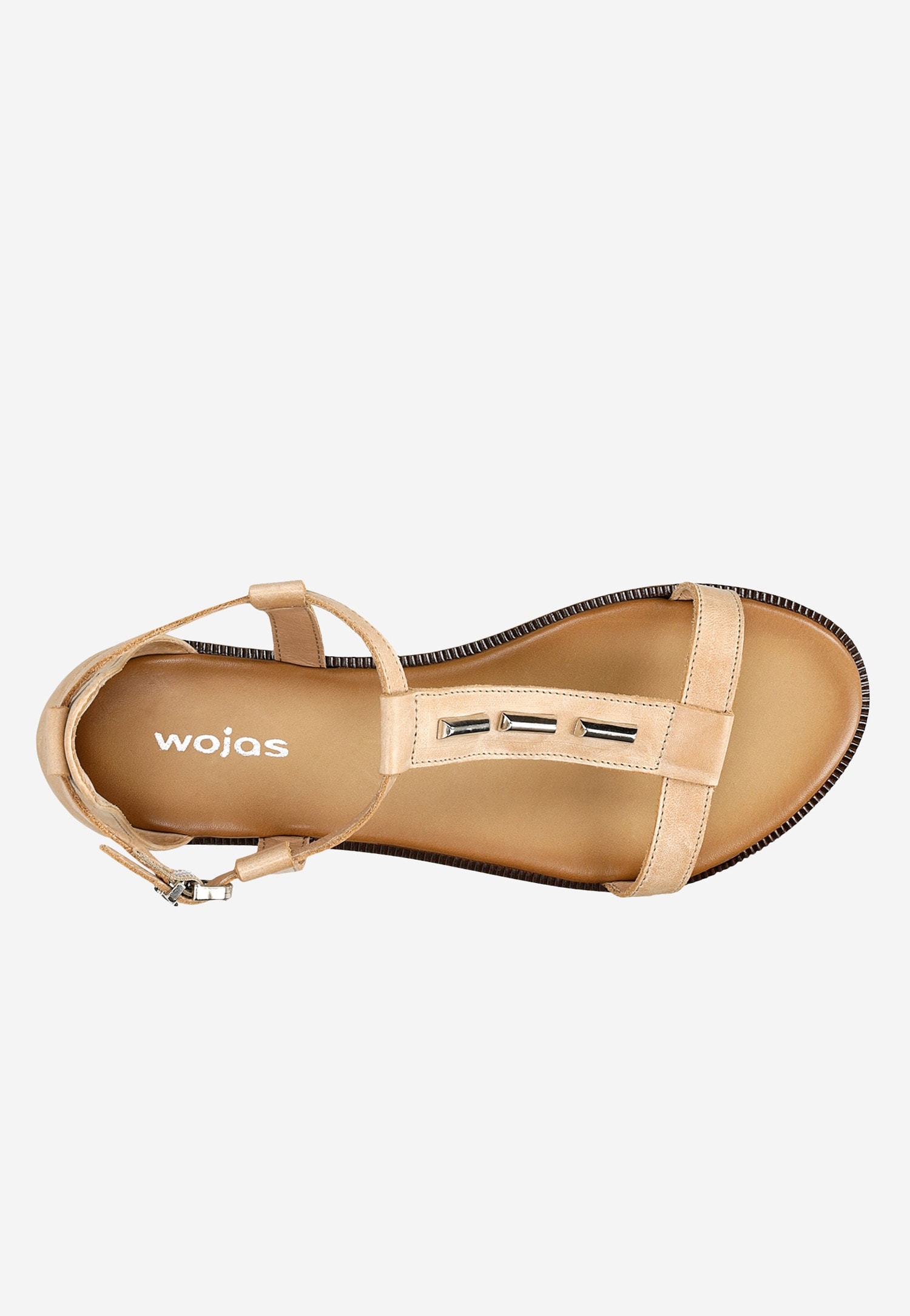 Beżowe sandały damskie w stylu miejskim