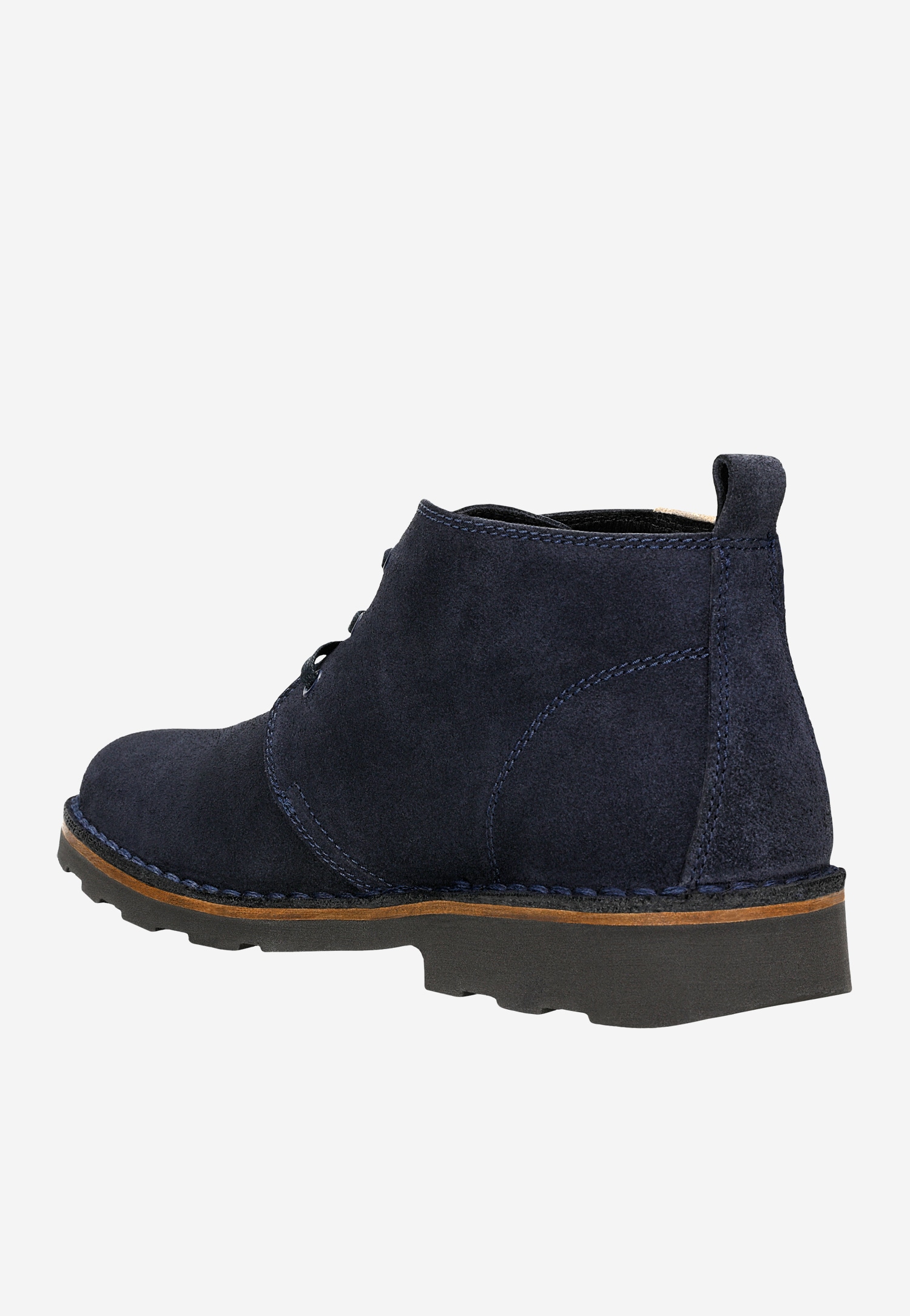 Trzewiki męskie z grantowej dwoiny welurpwej