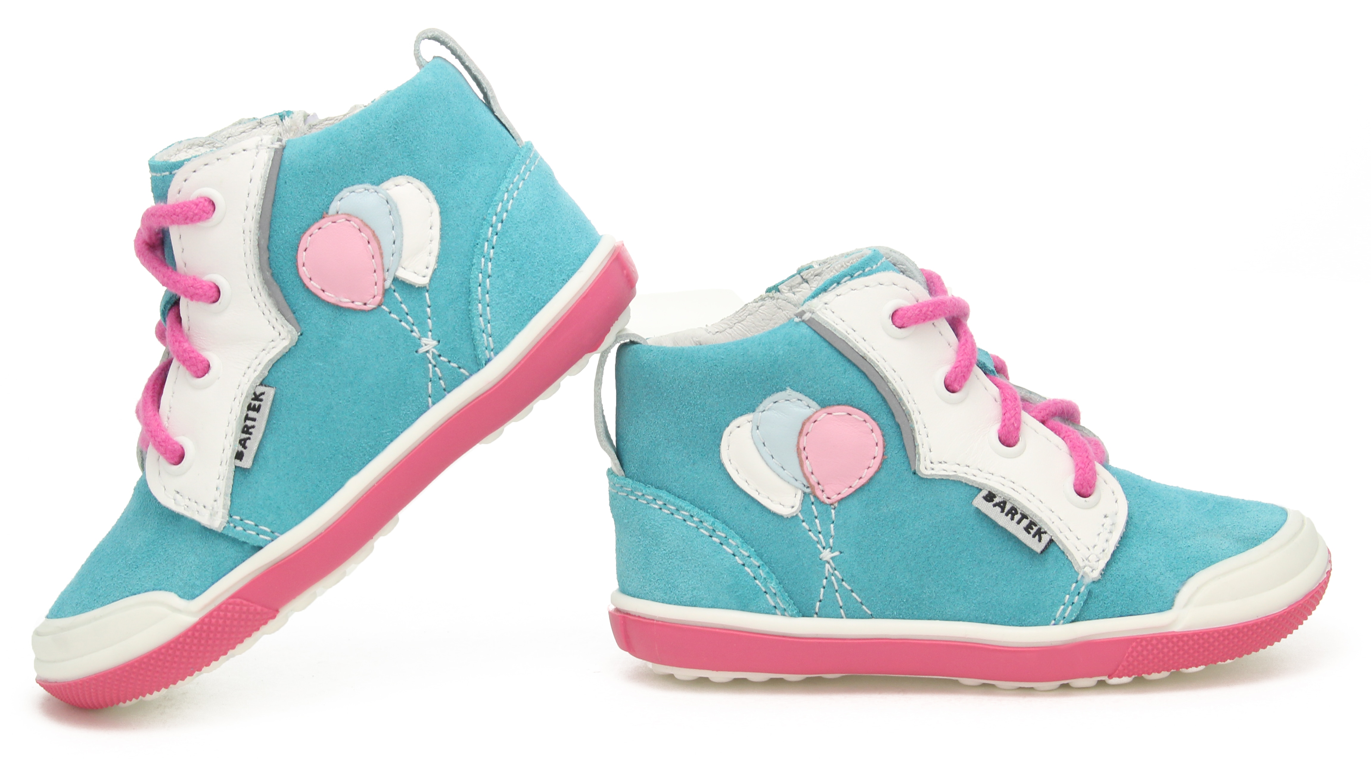 Trzewiki BARTEK 81844-001, dla dziewcząt, turkusowy