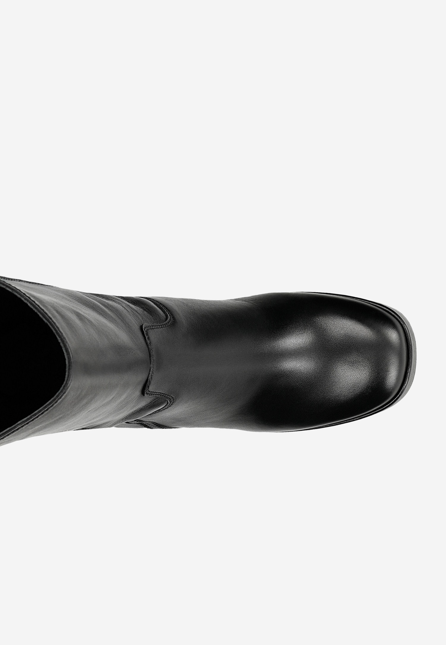 Czarne botki damskie na wysokim obcasie