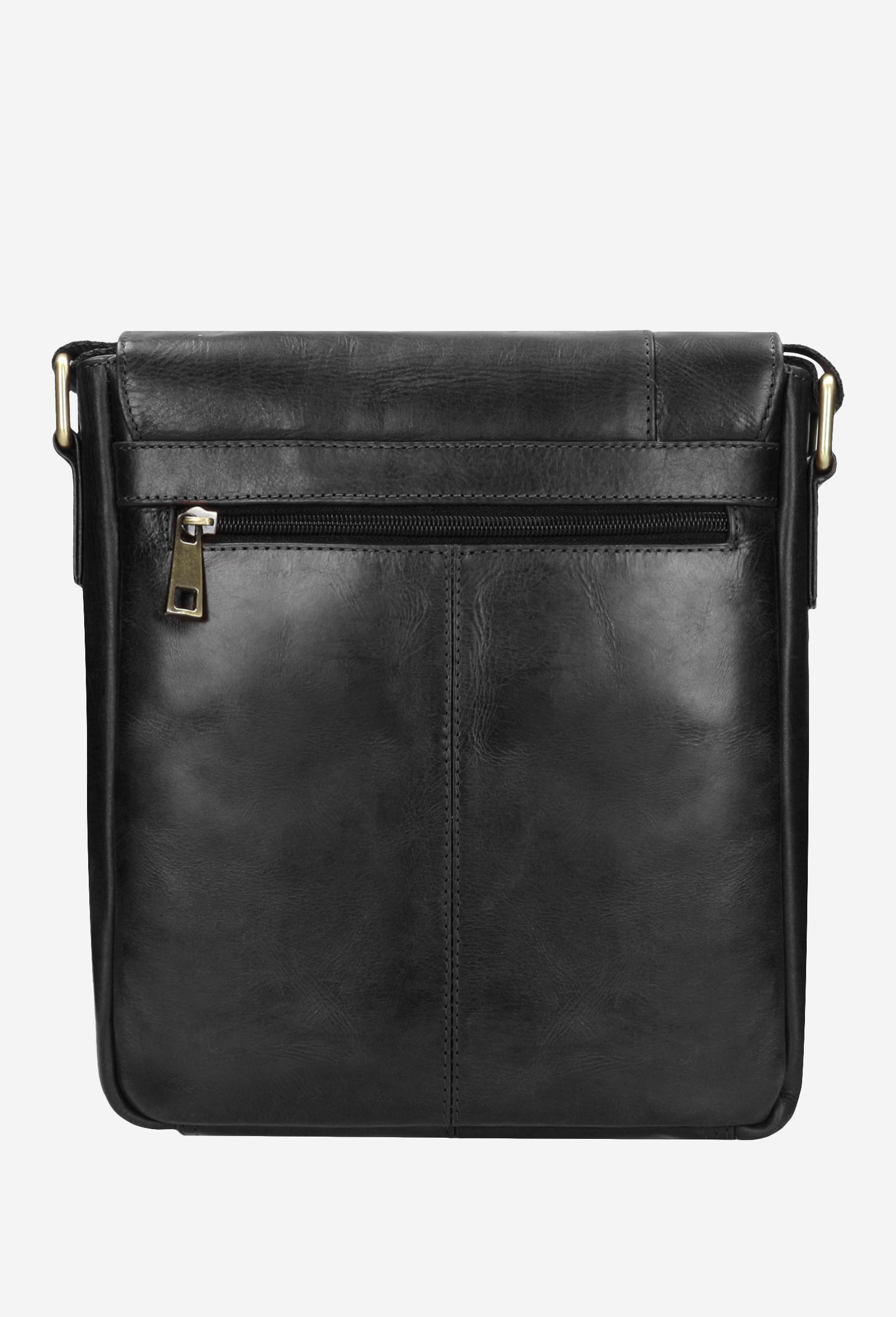 Brązowa torba męska ze skóry licowej